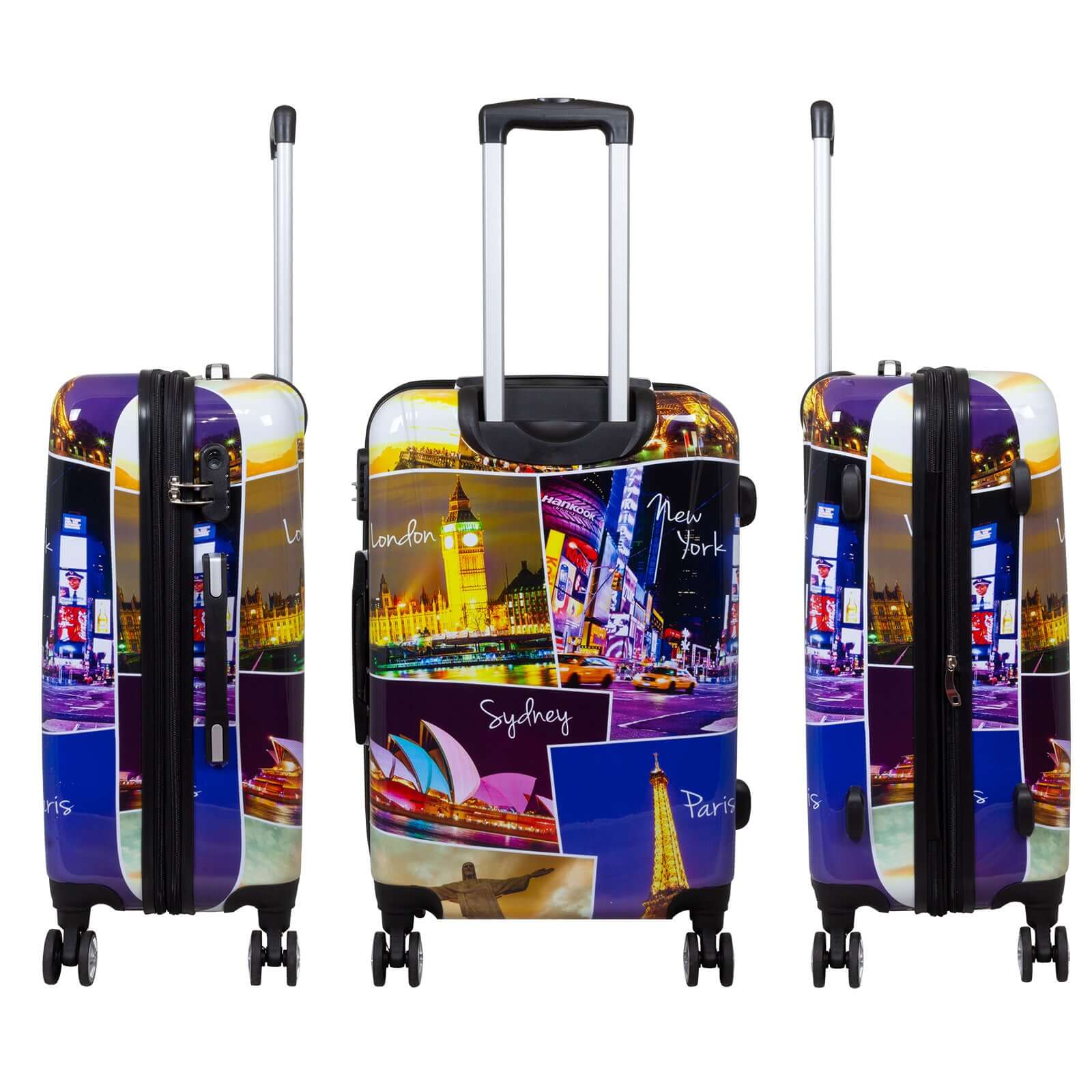 Polycarbonat großer Reisekoffer Janeiro - Größe L