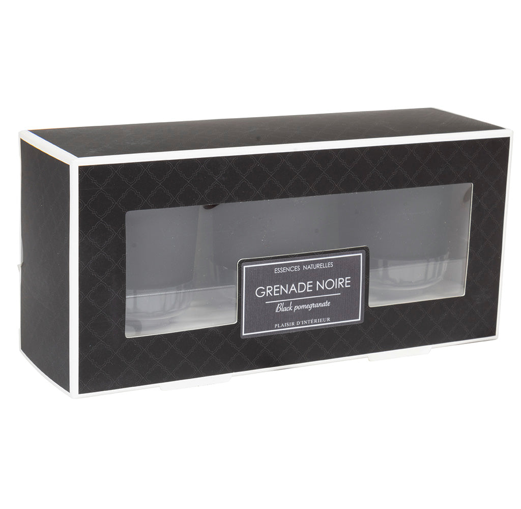 Duftkerze 3er Set im Glas