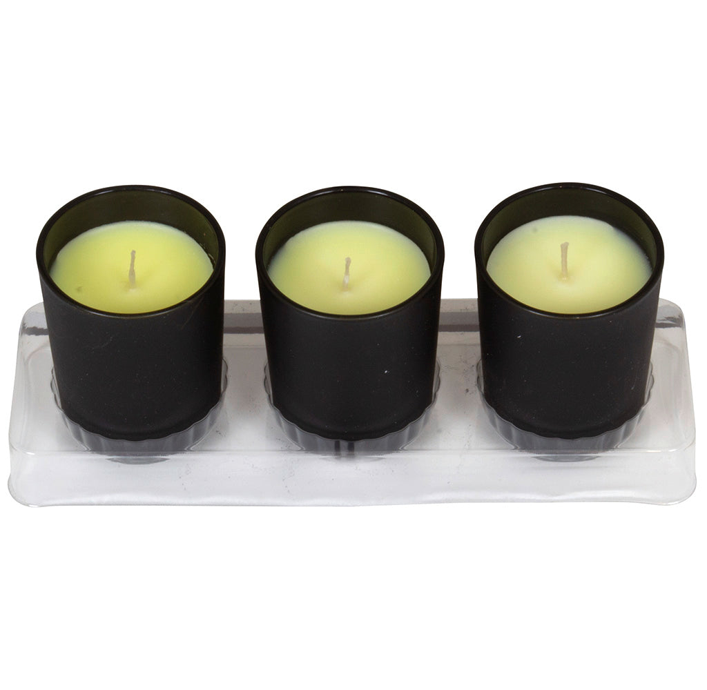 Duftkerze 3er Set im Glas