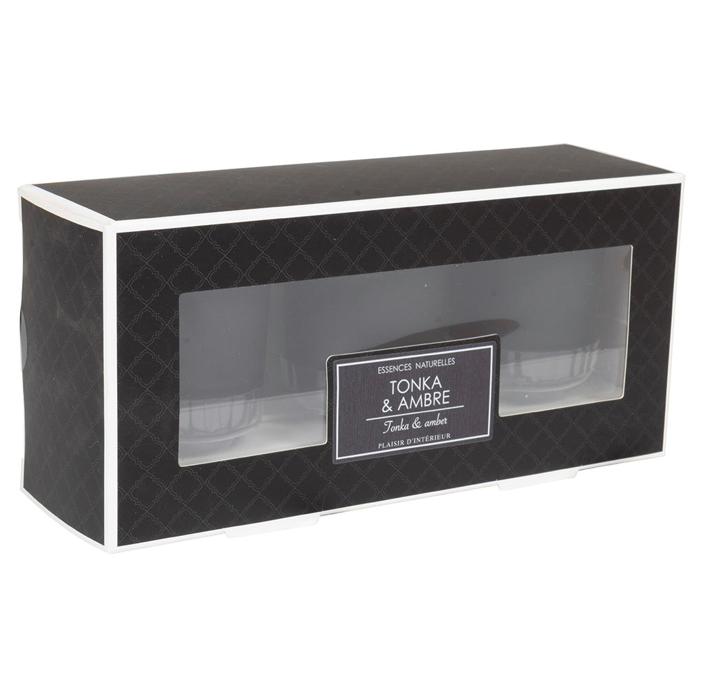 Duftkerze 3er Set im Glas