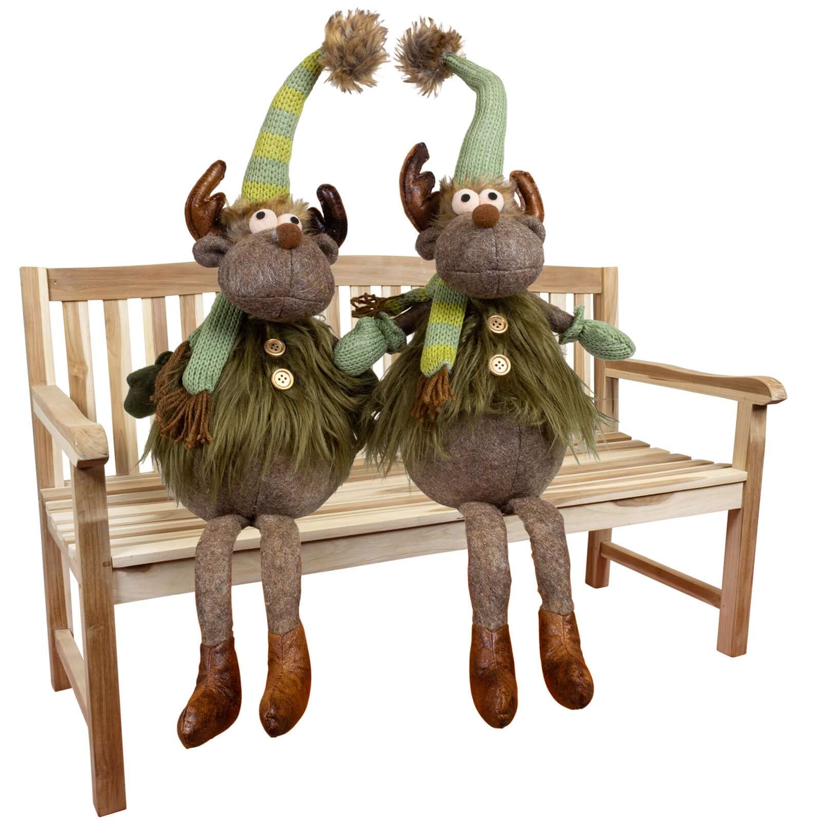 Elch 33cm (65cm) Kantenhocker, 2 Stück