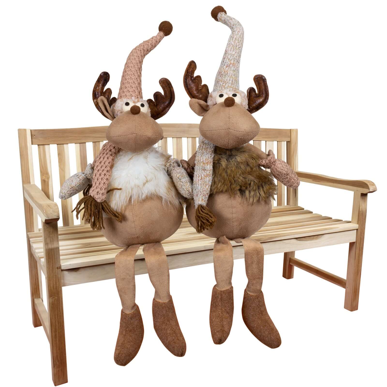 Elch 30cm (70cm) Kantenhocker, 2 Stück