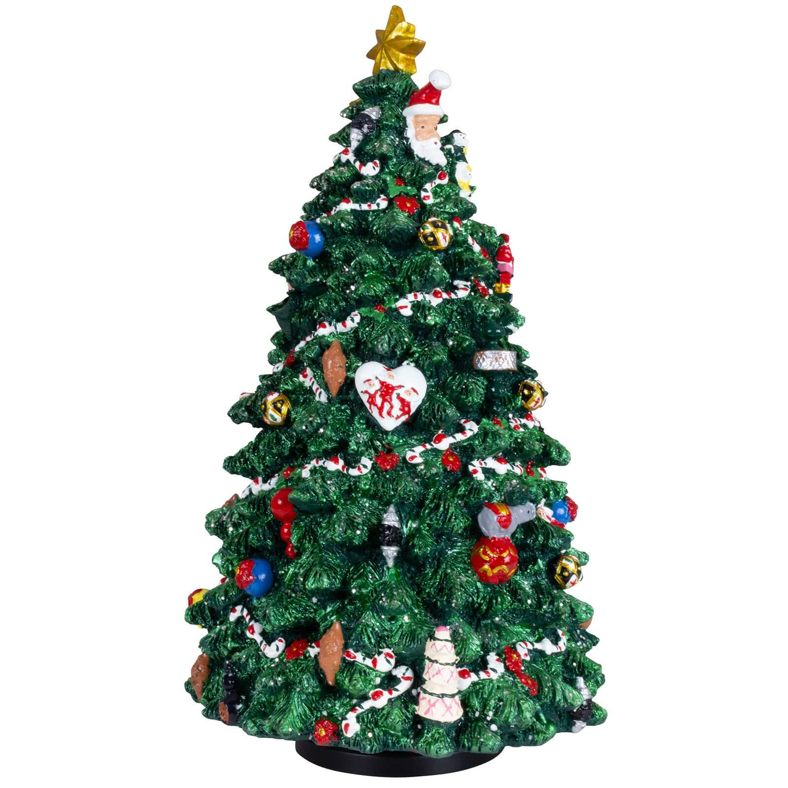 Spieluhr XL-Weihnachtsbaum 32cm