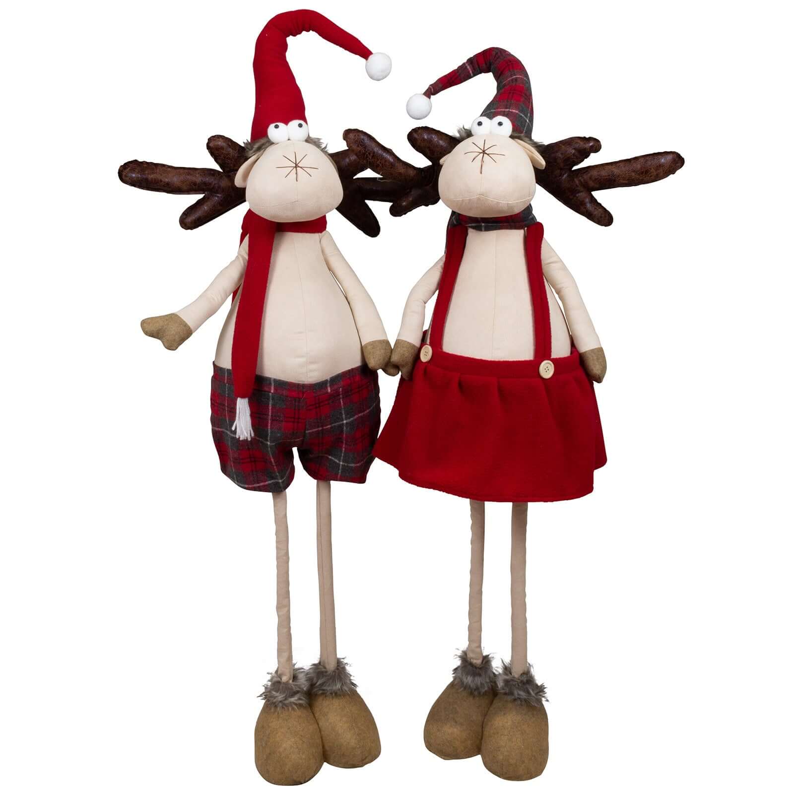 Elch ausziehbar 65-115cm (90-140cm), 2 Stück