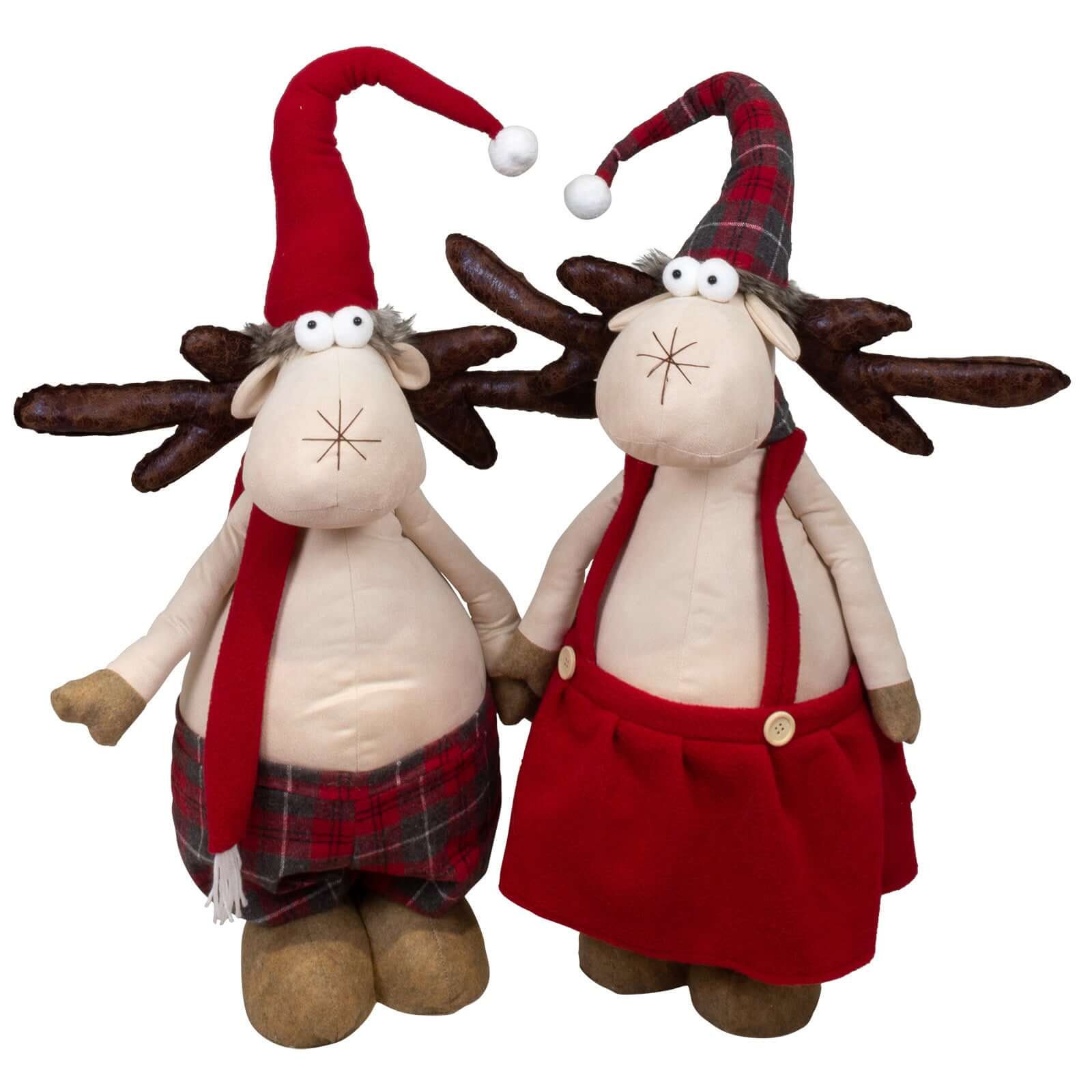 Elch ausziehbar 65-115cm (90-140cm), 2 Stück