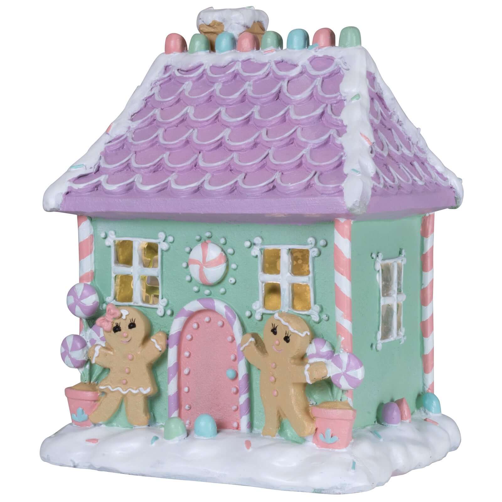 LED Lebkuchenhaus 17x21x13cm