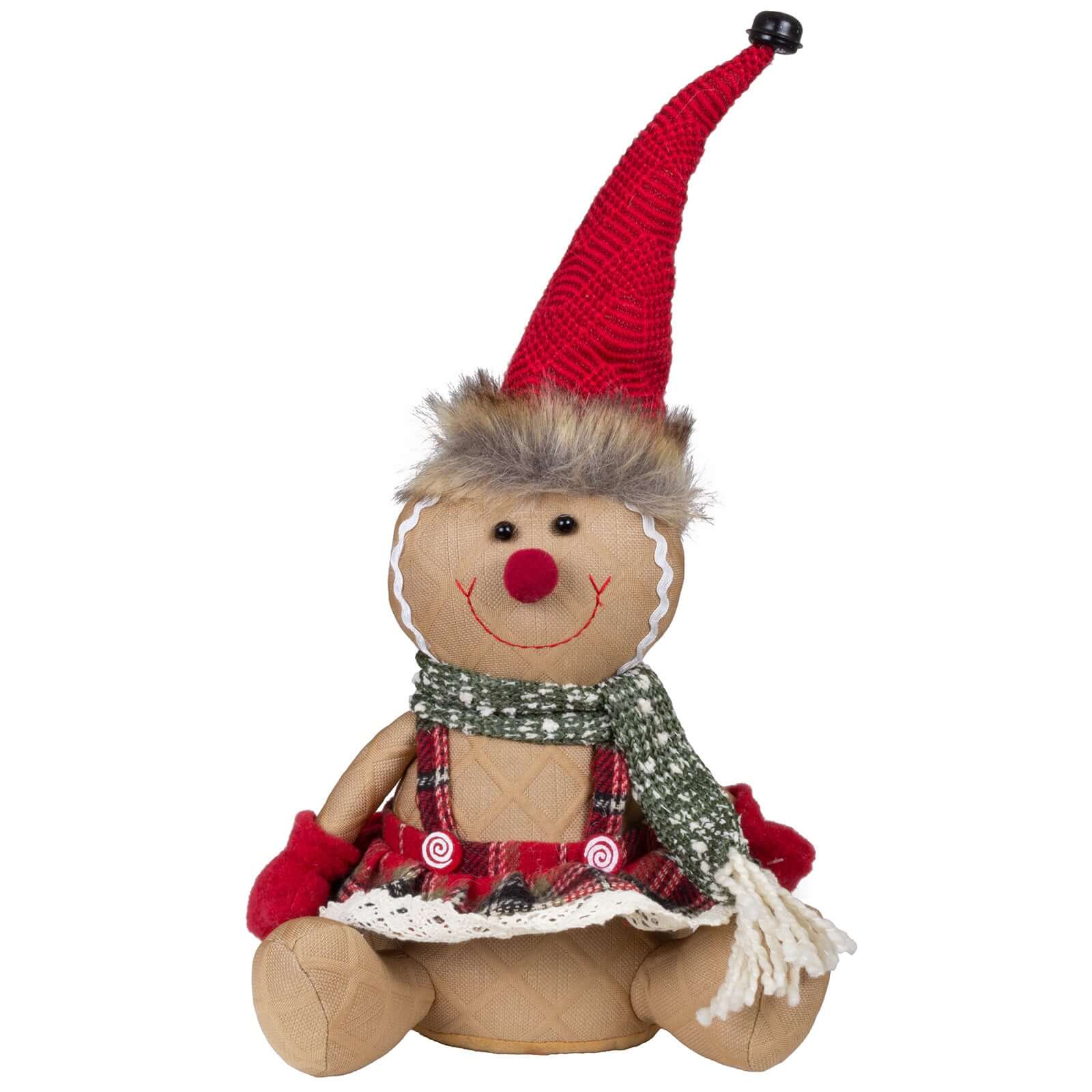 Lebkuchenfiguren, 2 Designs, 35cm (45cm) sitzend, 2 Stück