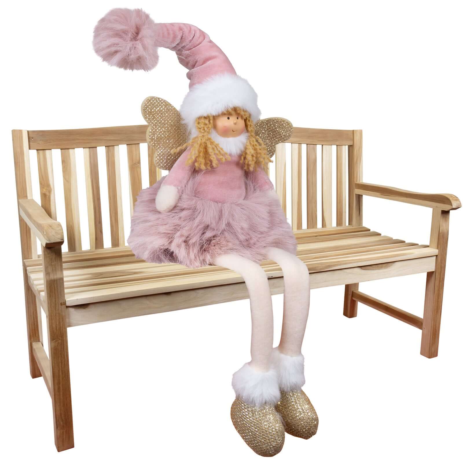 Dekofigur Engel 18cm (42cm) Kantenhocker, 2 Stück