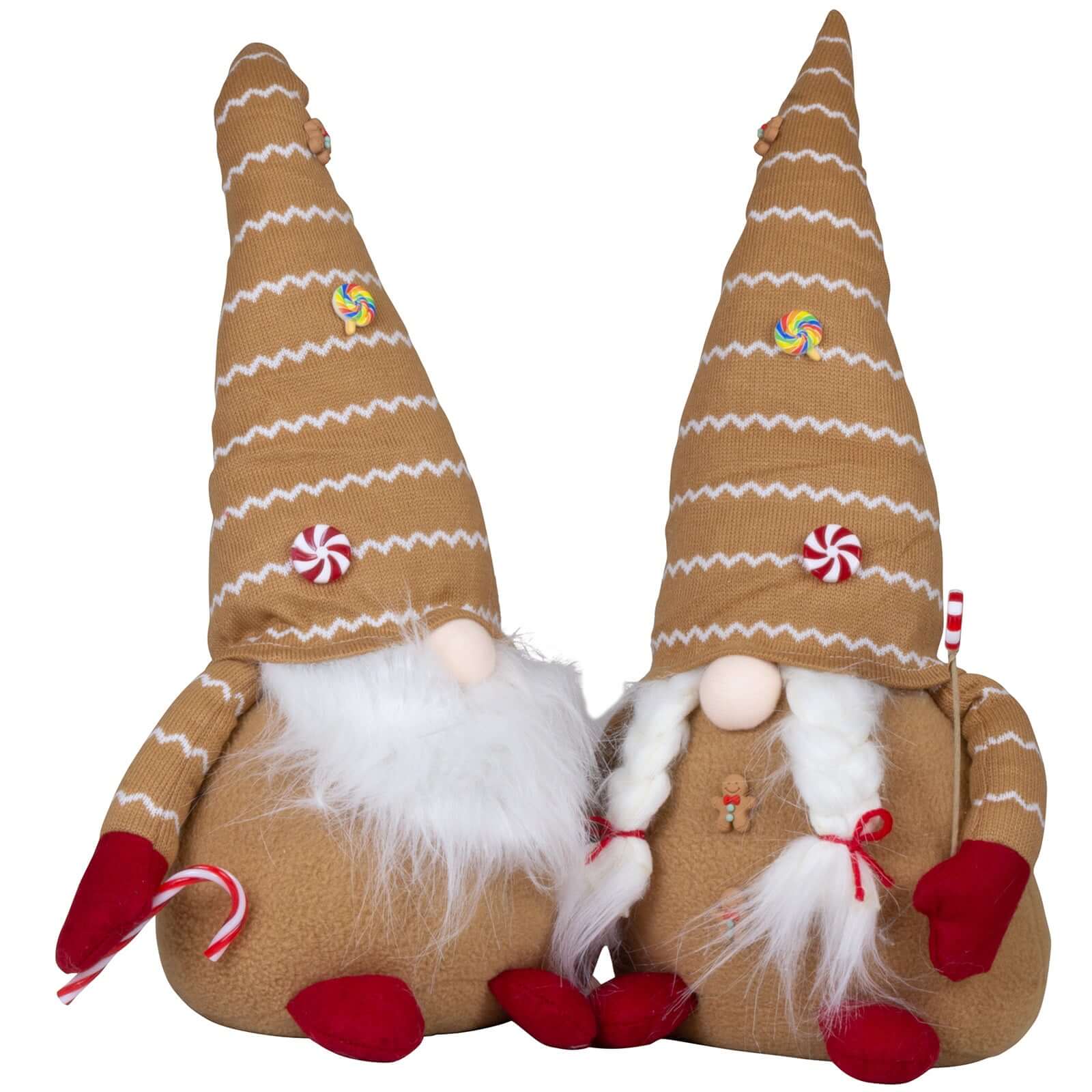 Wichtel, 2 Designs, 36cm (48cm) sitzend, 2 Stück