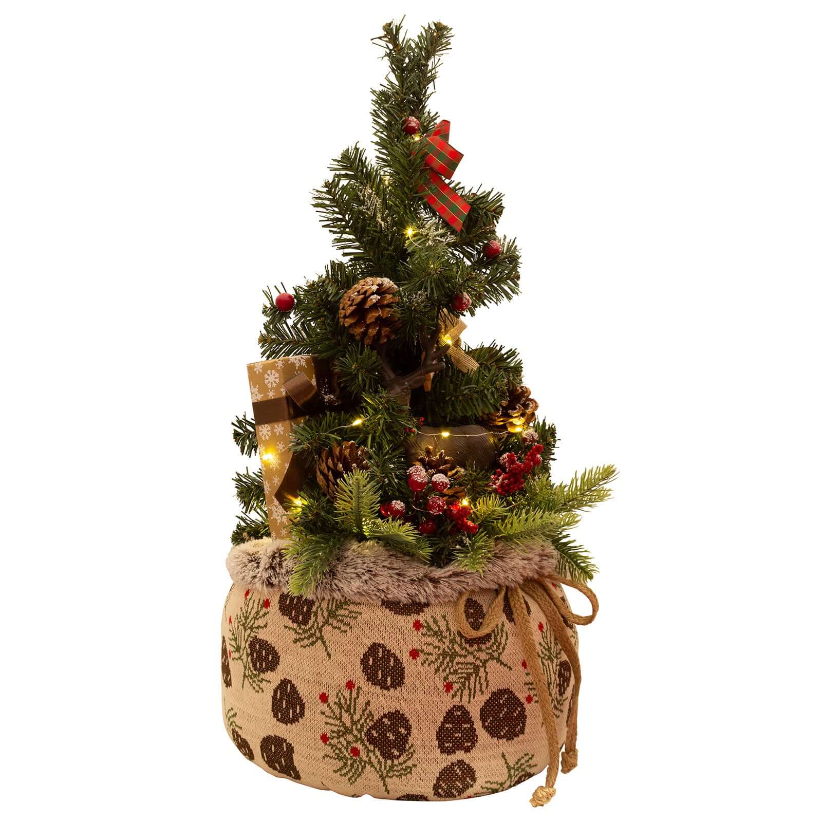 Geschenkesack 60cm mit LED + Timer