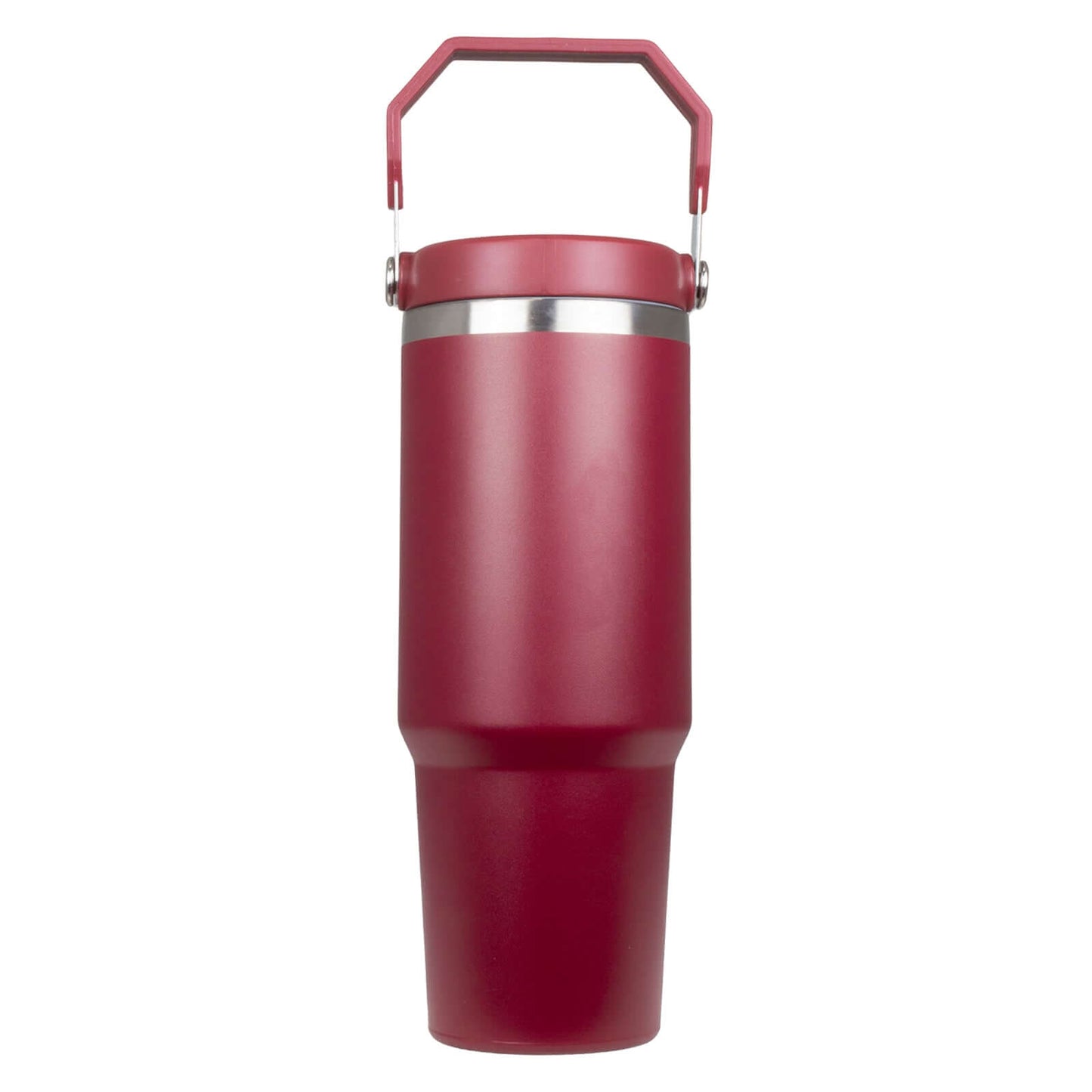 ISO-Thermobecher 900ml 2er Pack silber+rot