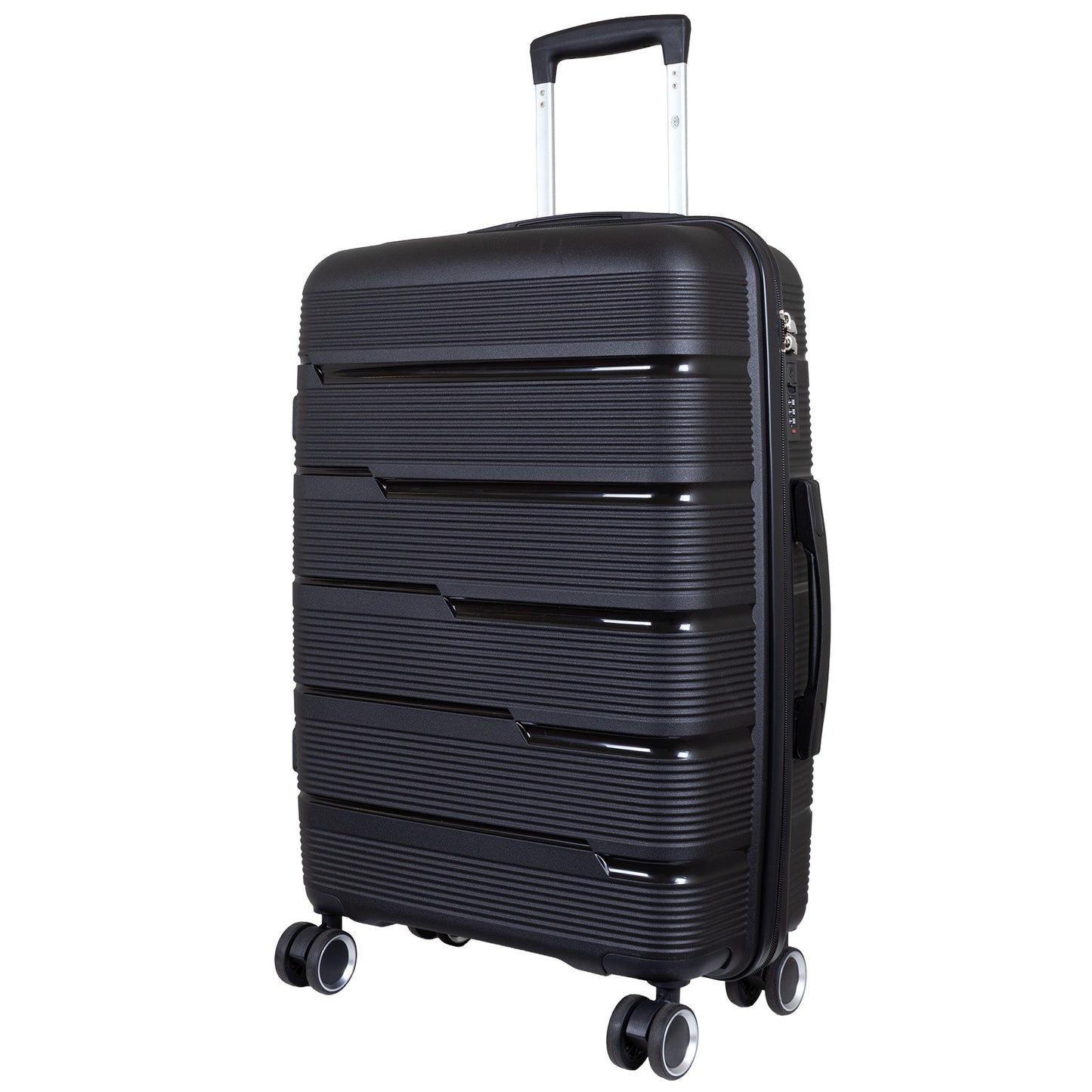 Hartschale PP Mittlerer Reisekoffer Aruba schwarz