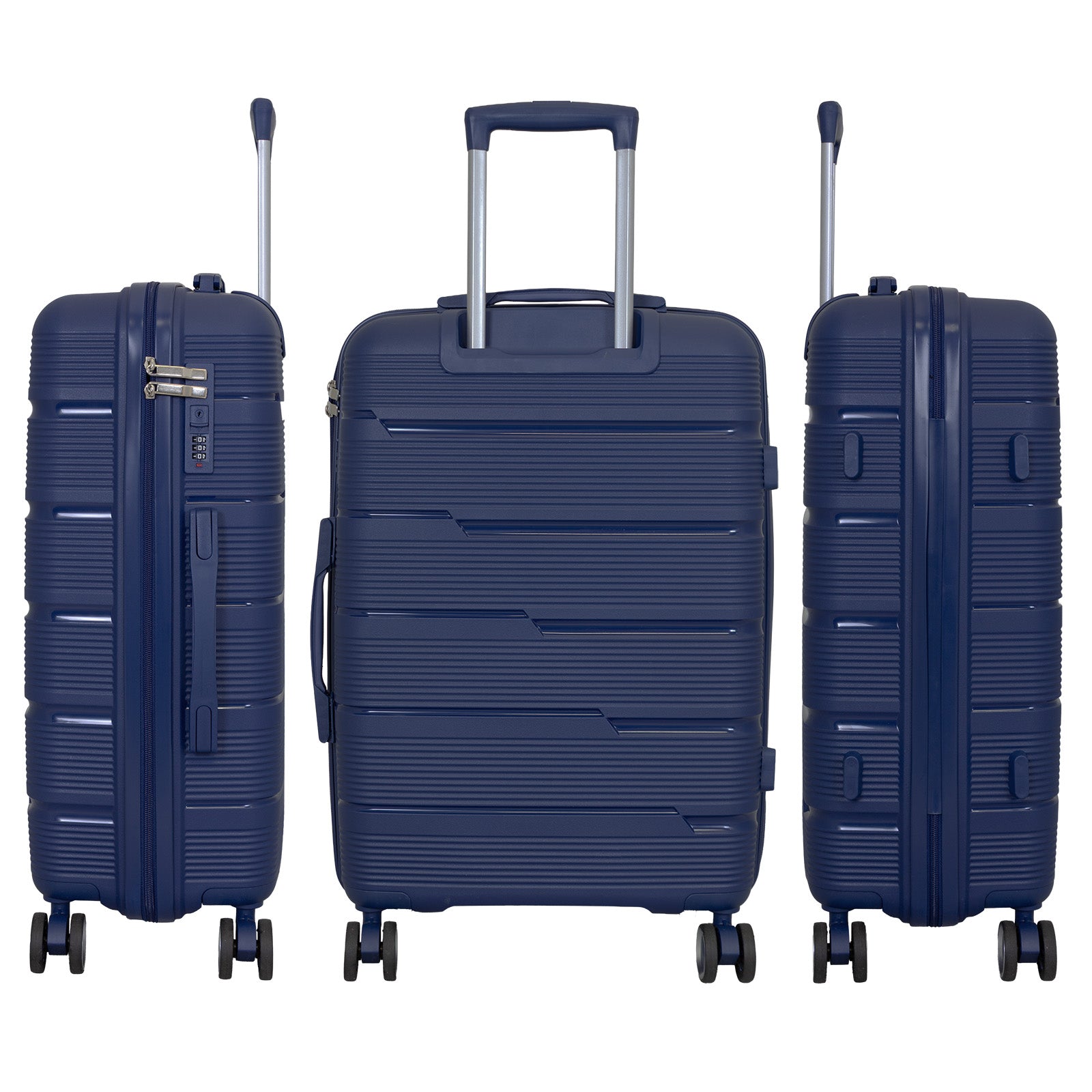 Hartschale PP Handgepäck Reisekoffer Aruba blau