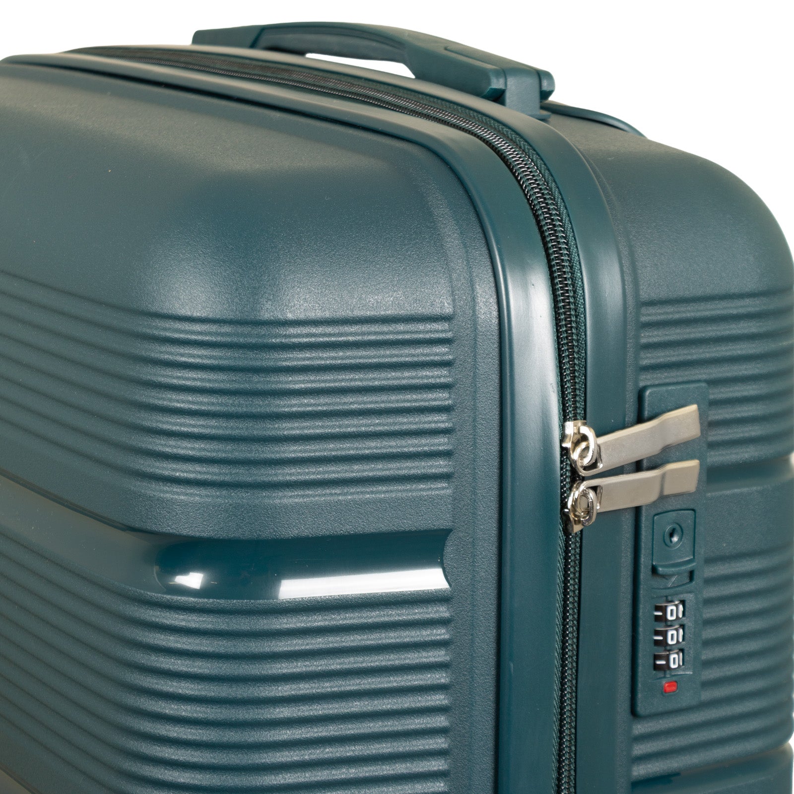 Hartschale PP Reisekoffer Aruba dunkel-grün in 3 Größen