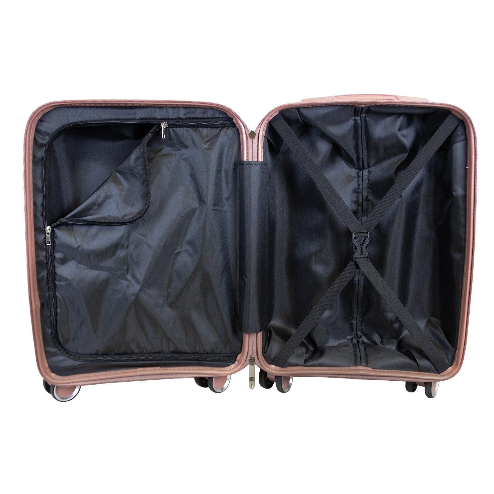 Hartschale PP Mittlerer Reisekoffer Aruba roségold