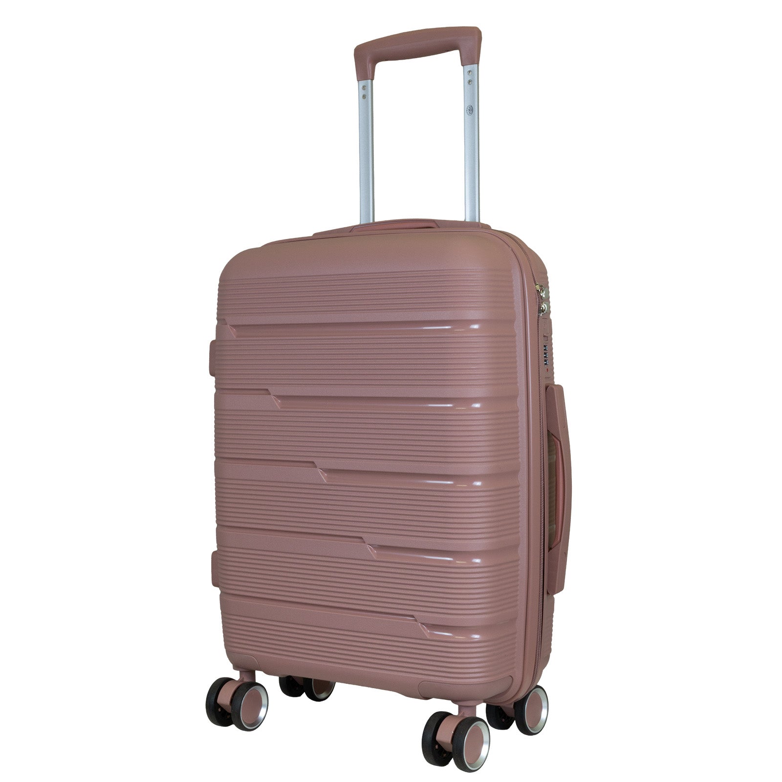 Hartschale PP Reisekoffer Aruba roségold in 3 Größen