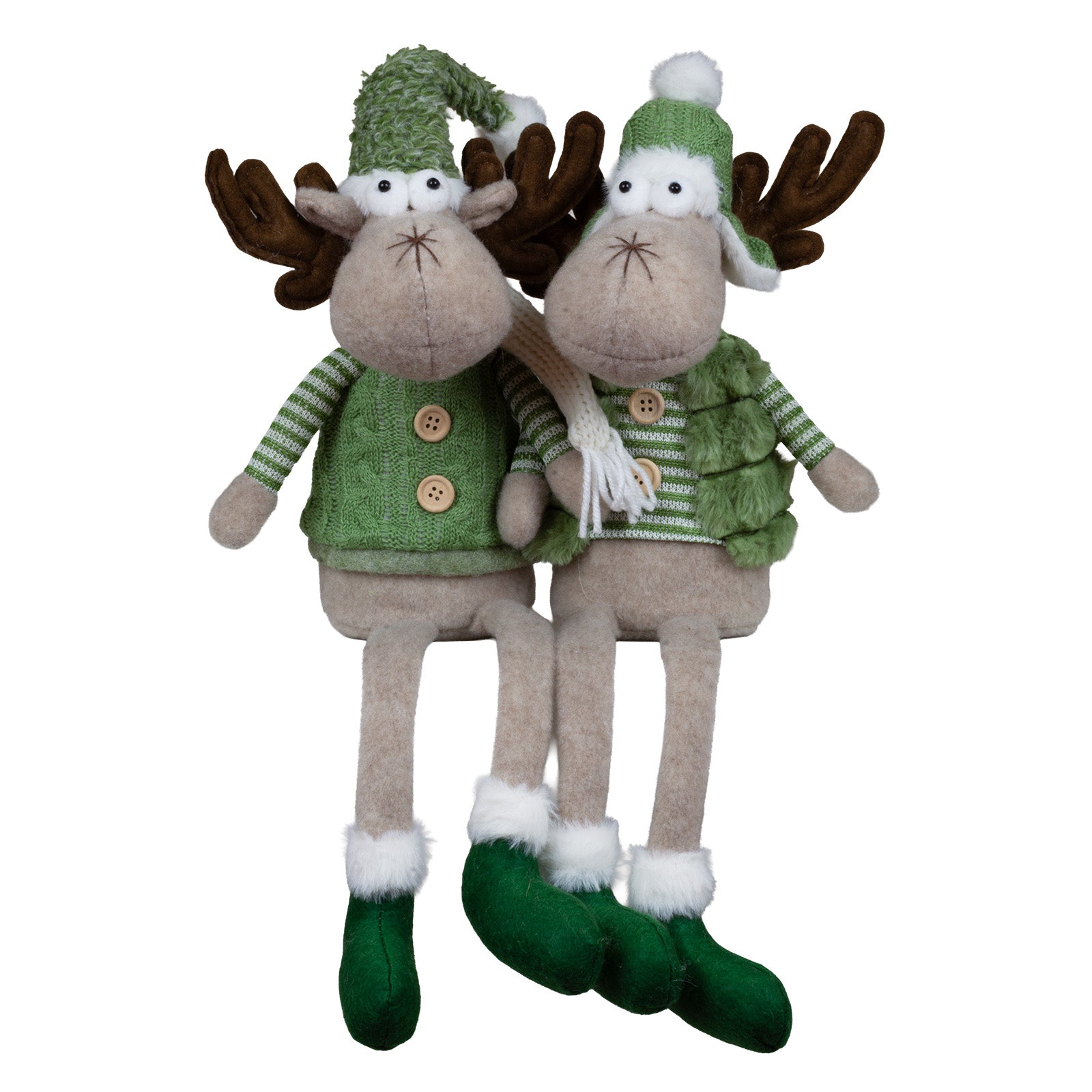 Elch 30cm (63cm) Kantenhocker, 2 Stück