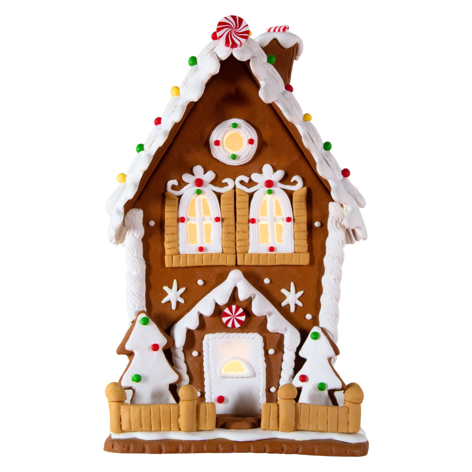 LED Lebkuchenhaus 21cm bunt