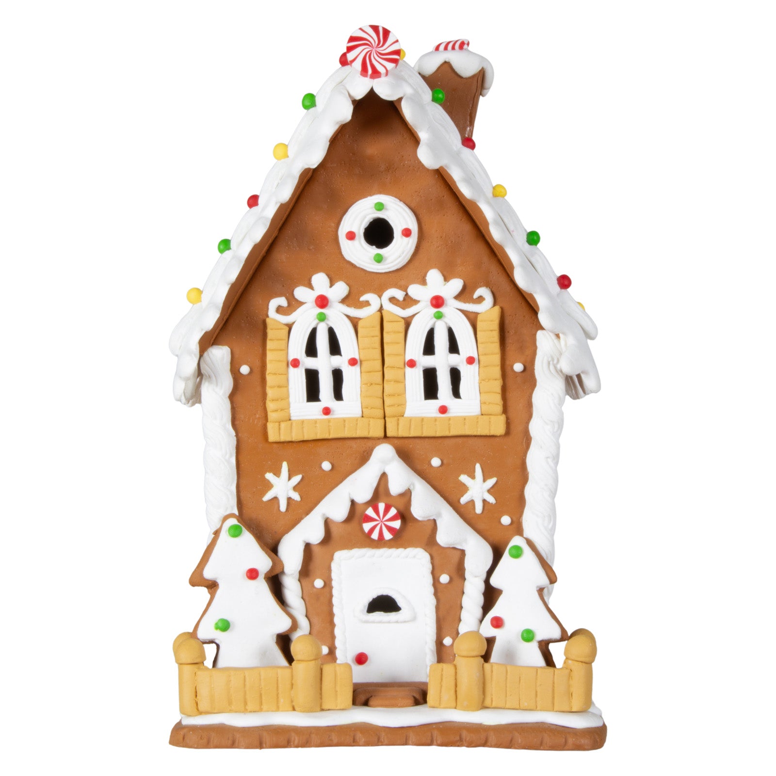 LED Lebkuchenhaus 21cm bunt