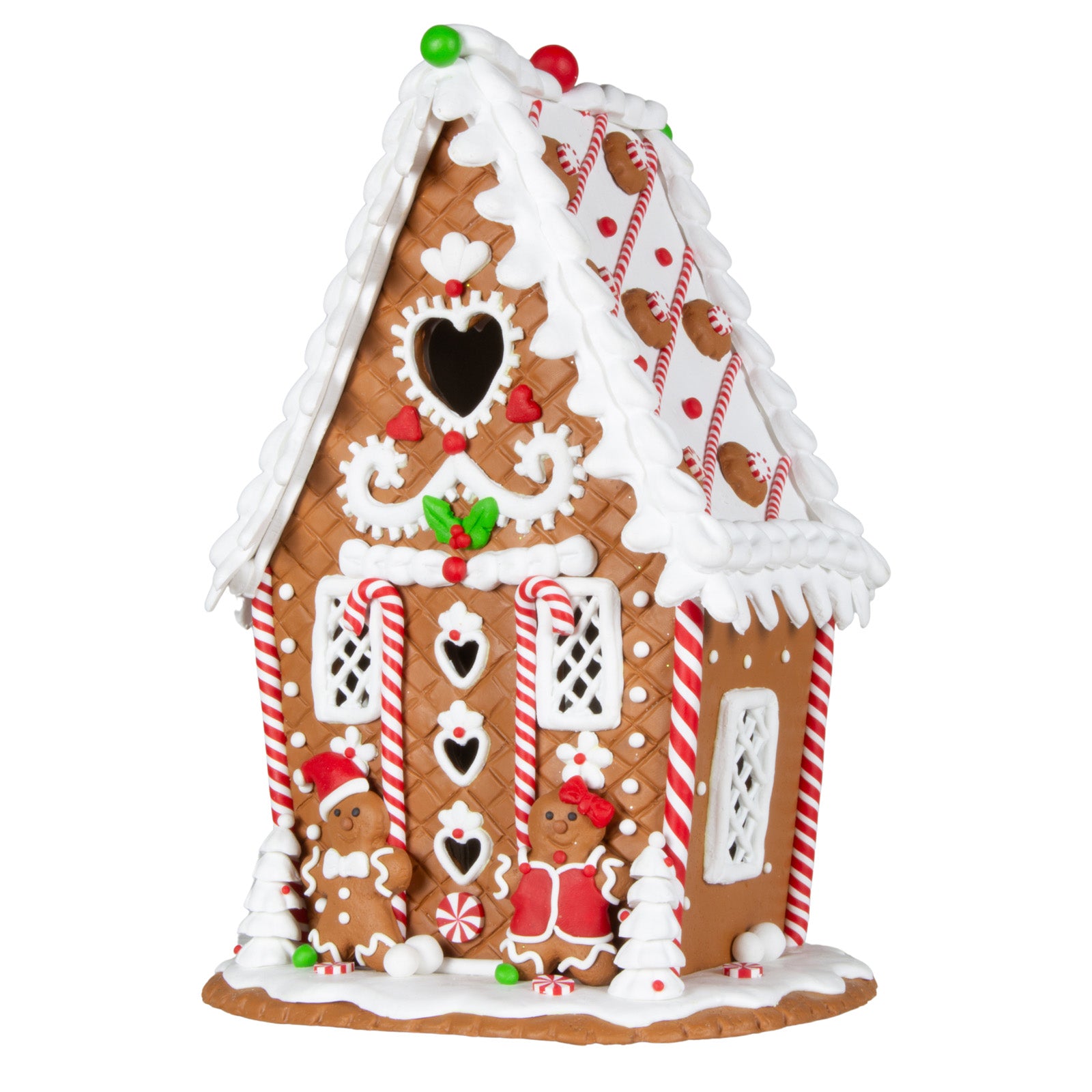 LED Lebkuchenhaus 23cm bunt