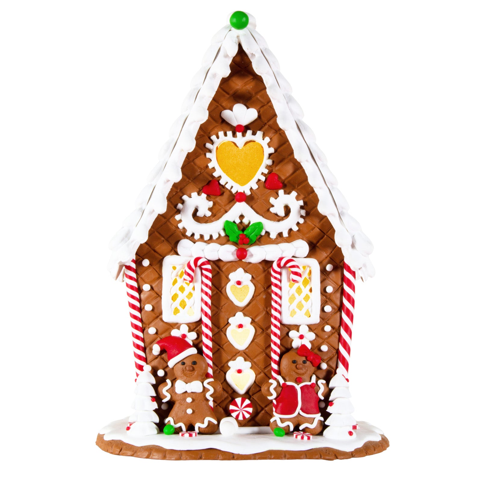 LED Lebkuchenhaus 23cm bunt