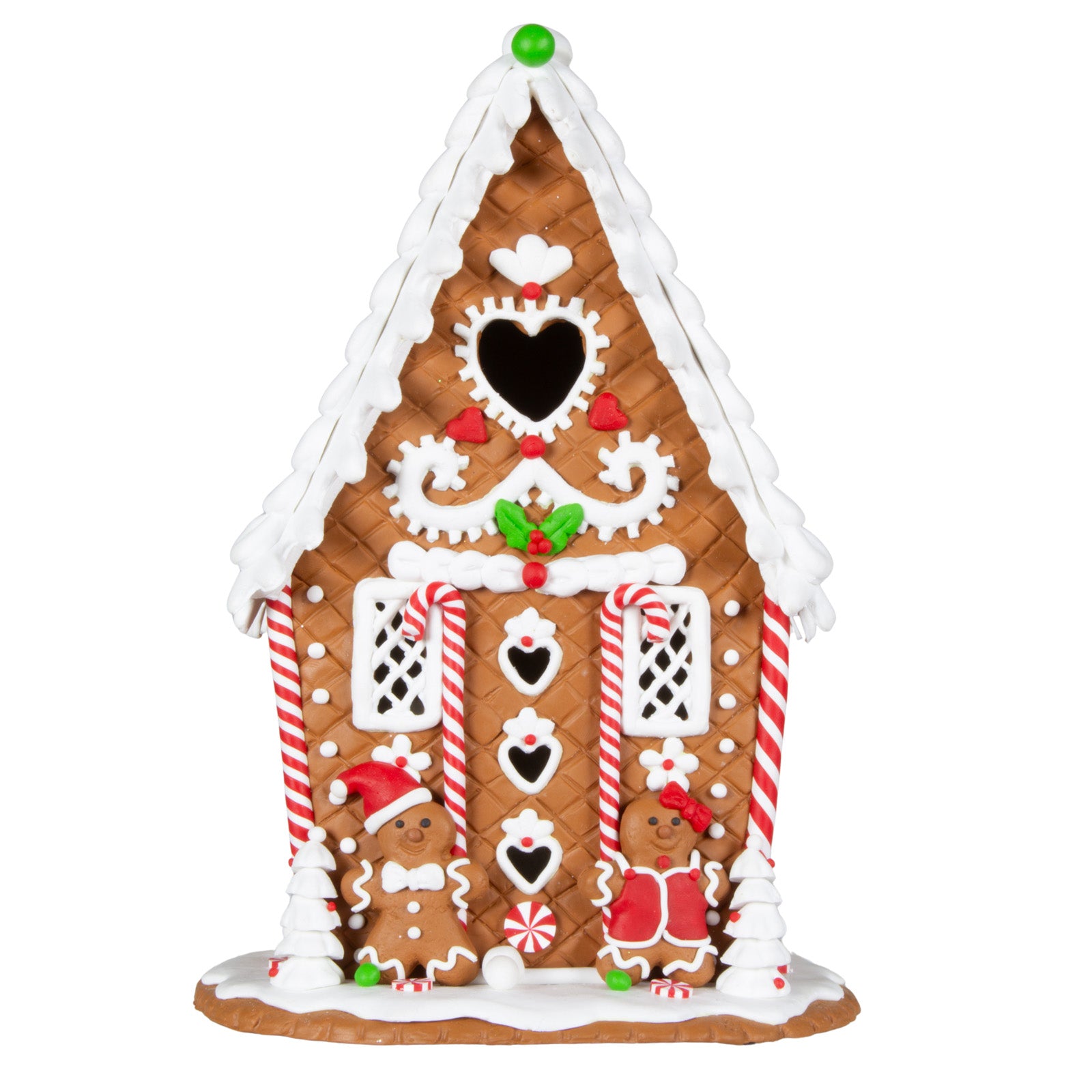 LED Lebkuchenhaus 23cm bunt