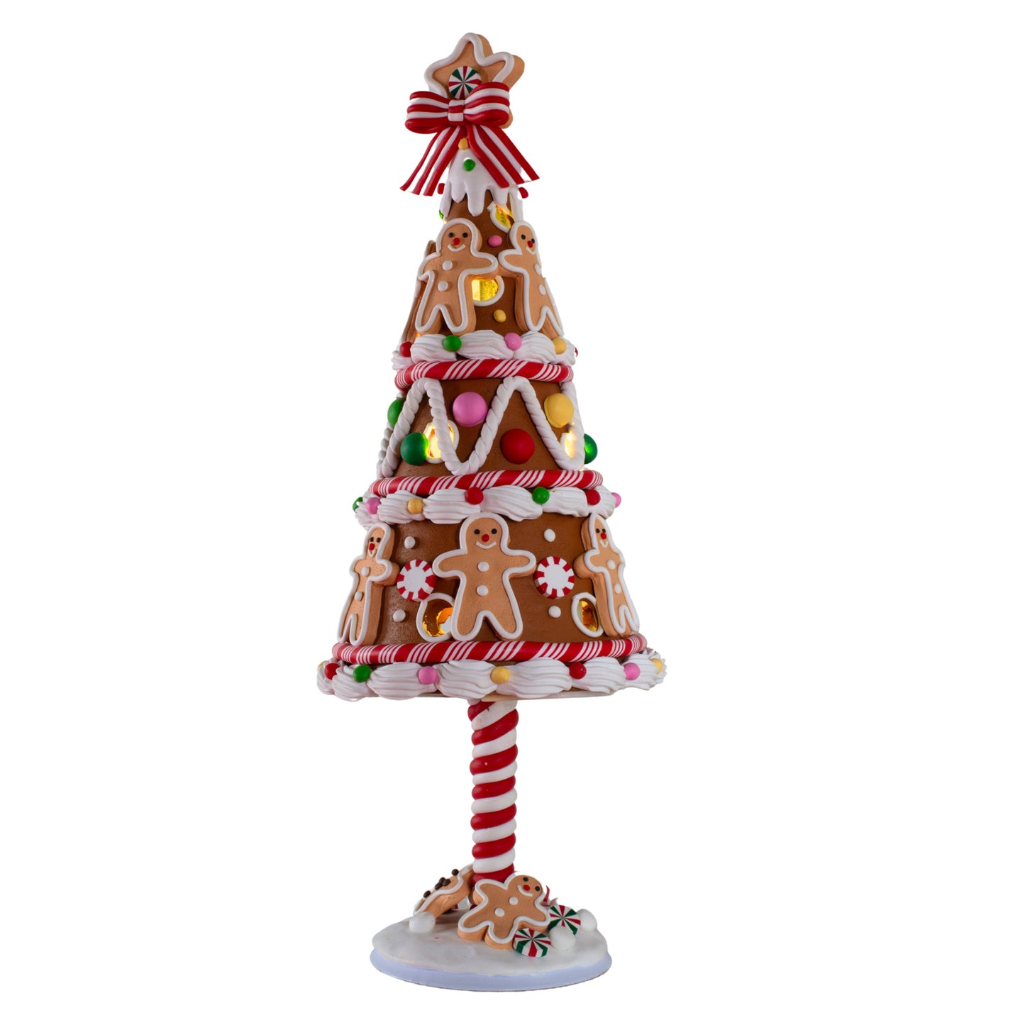 LED Lebkuchenbaum 33cm bunt