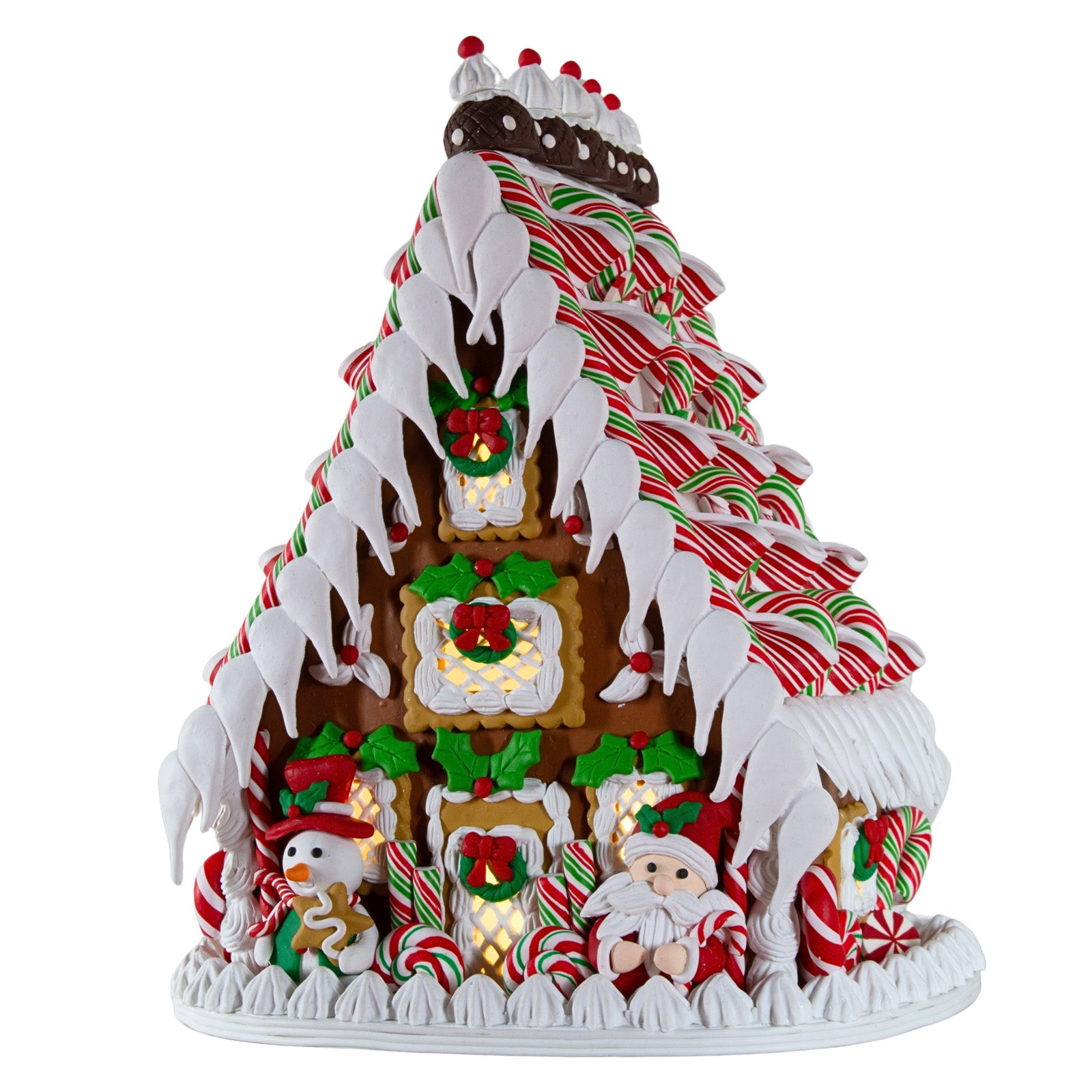 LED Lebkuchenhaus 26cm bunt