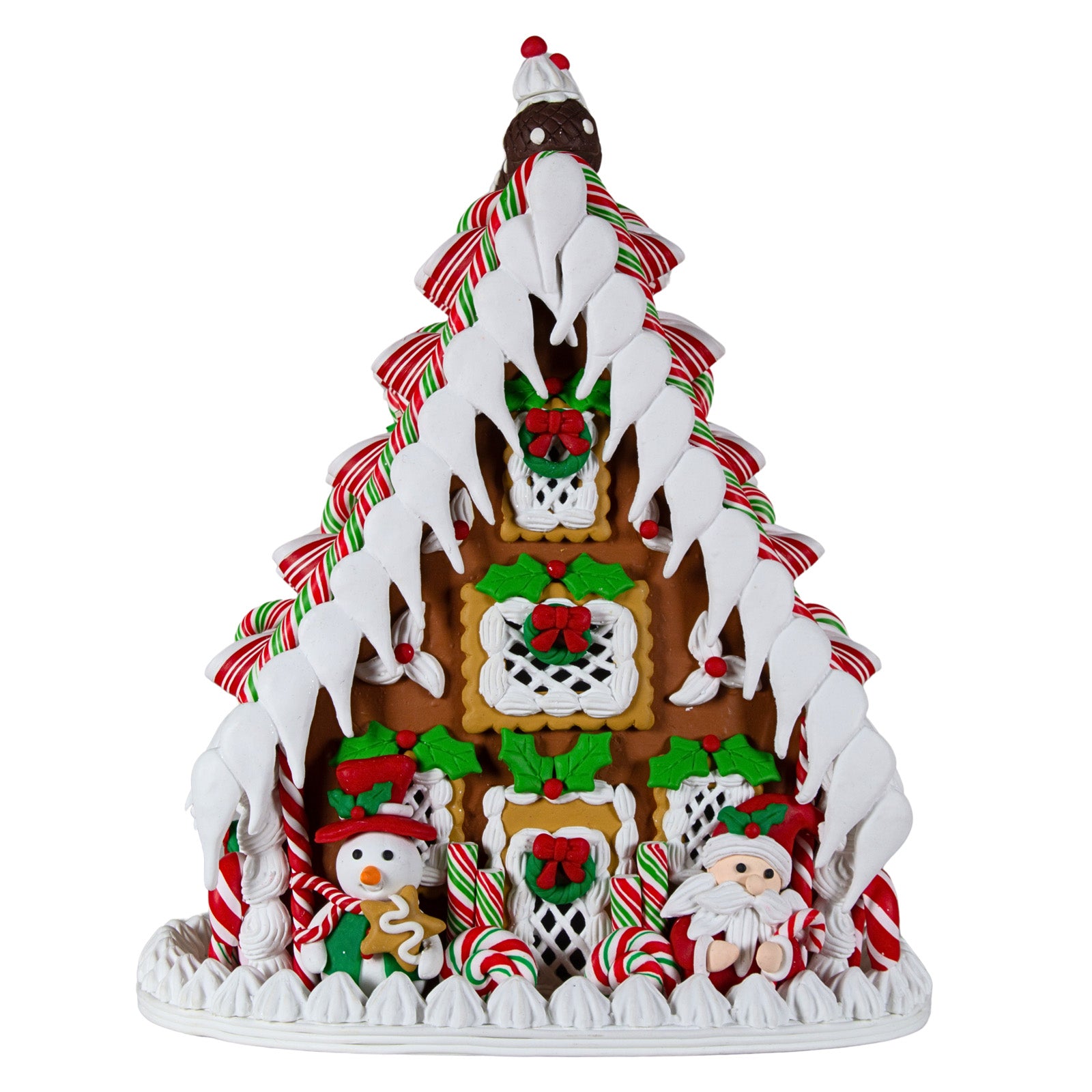 LED Lebkuchenhaus 26cm bunt