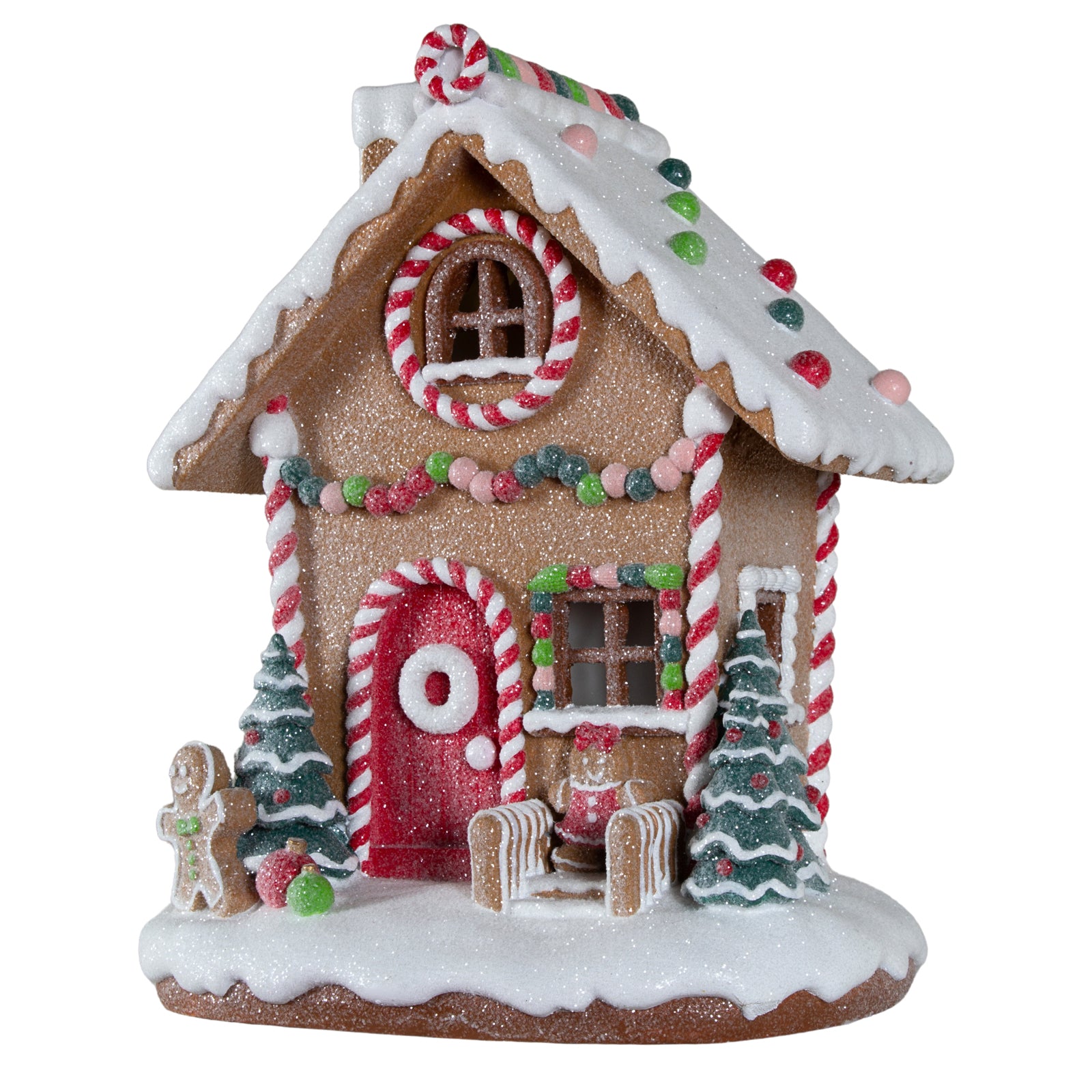 LED Lebkuchenhaus 25cm bunt