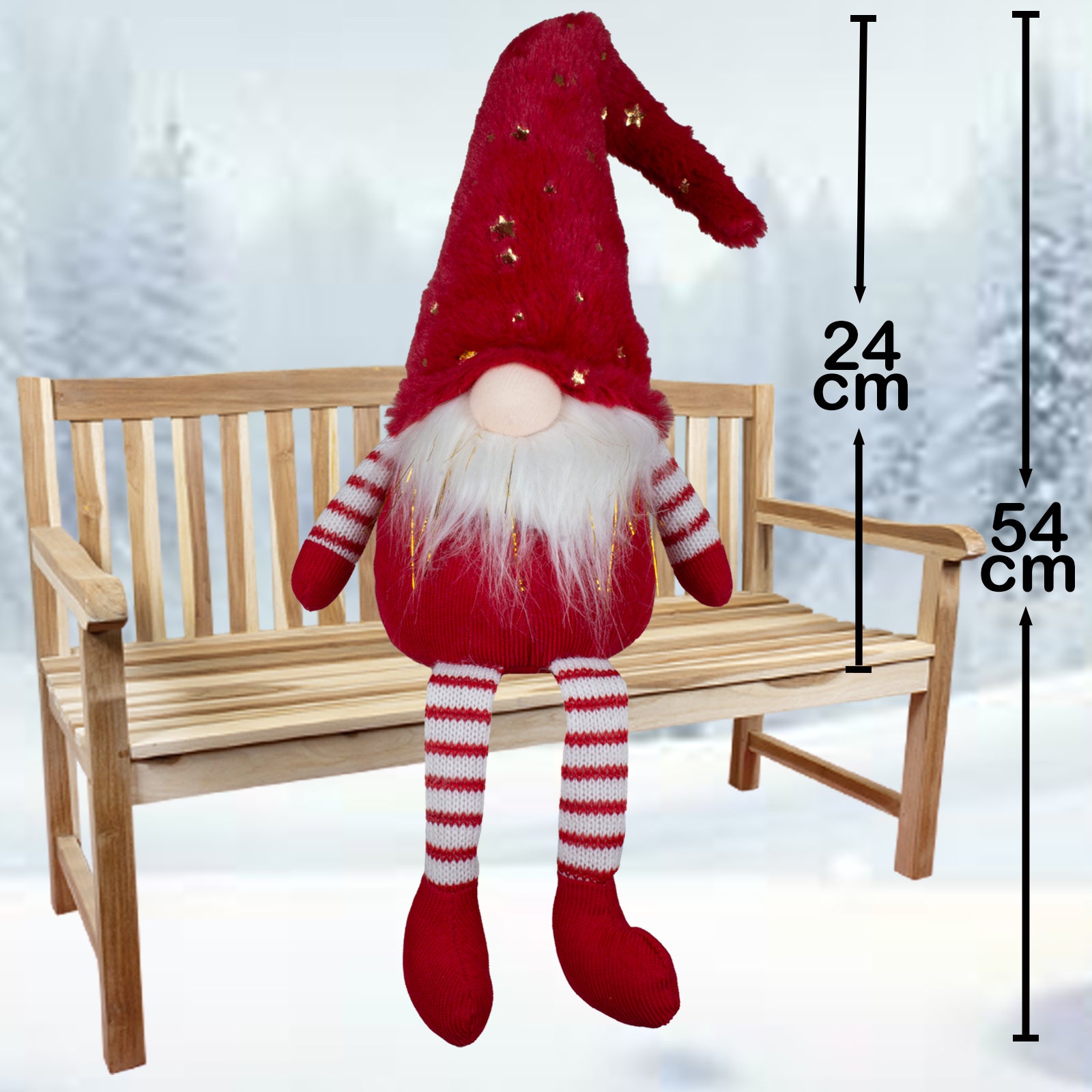 Wichtel 30cm(54cm) Kantenhocker