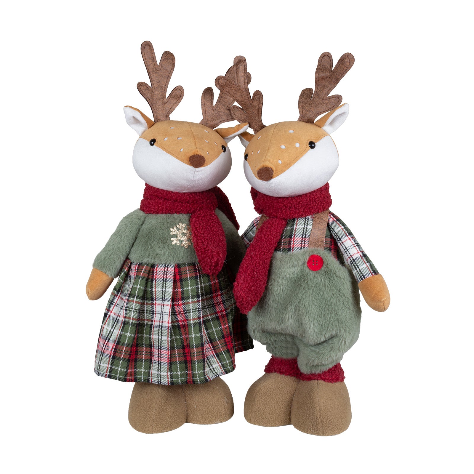 Hirsch mit Teleskopbeinen 55-82cm – 2 Designs, Handgefertigt