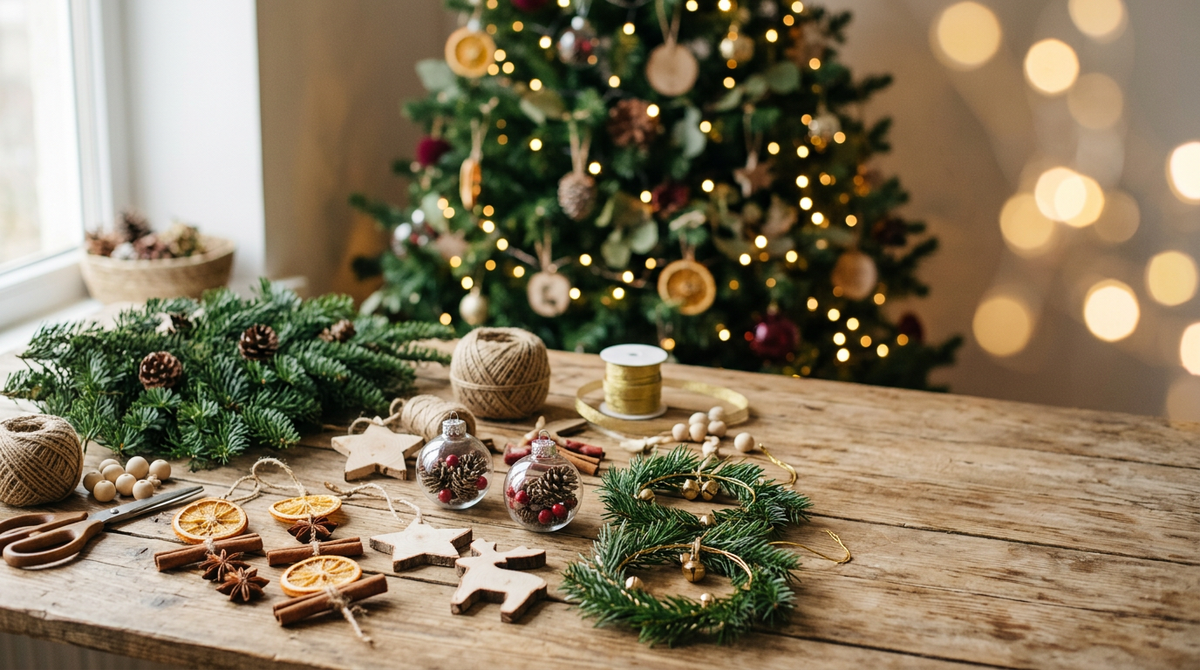 Weihnachtsbaum-Deko basteln: Kreative DIY-Ideen für einen persönlichen Christbaum