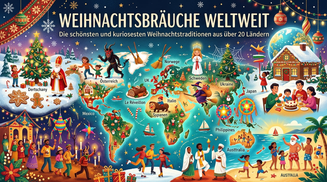 Weihnachtsbräuche weltweit Die schönsten und kuriosesten Weihnachtstraditionen aus über 20 Ländern