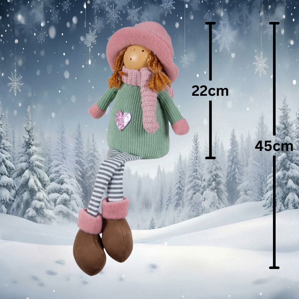 Wichtel 22cm Kantenhocker, Pärchen, 2 Stück