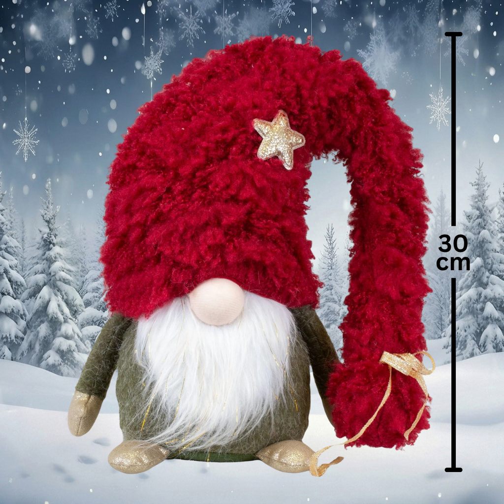 Gnome sitting 30cm(8)