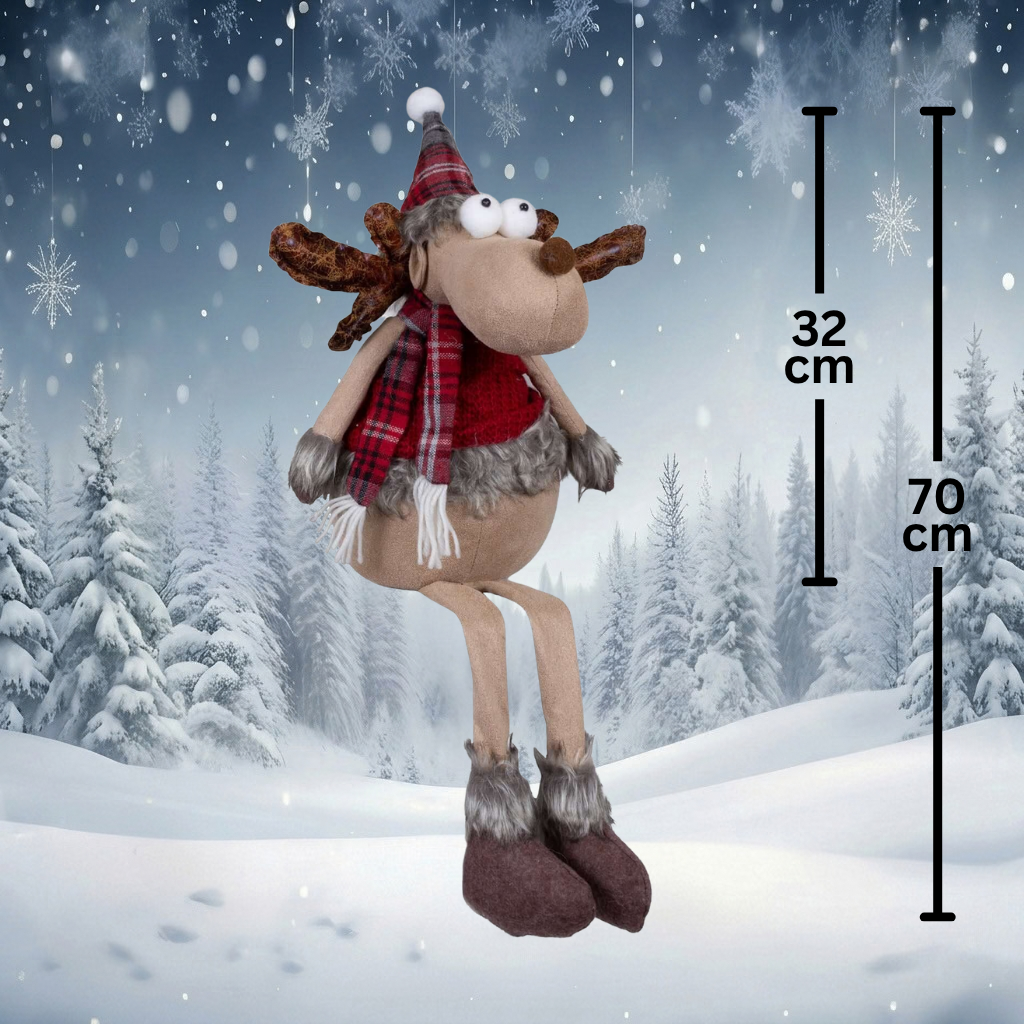 Elch 32cm (70cm) Kantenhocker