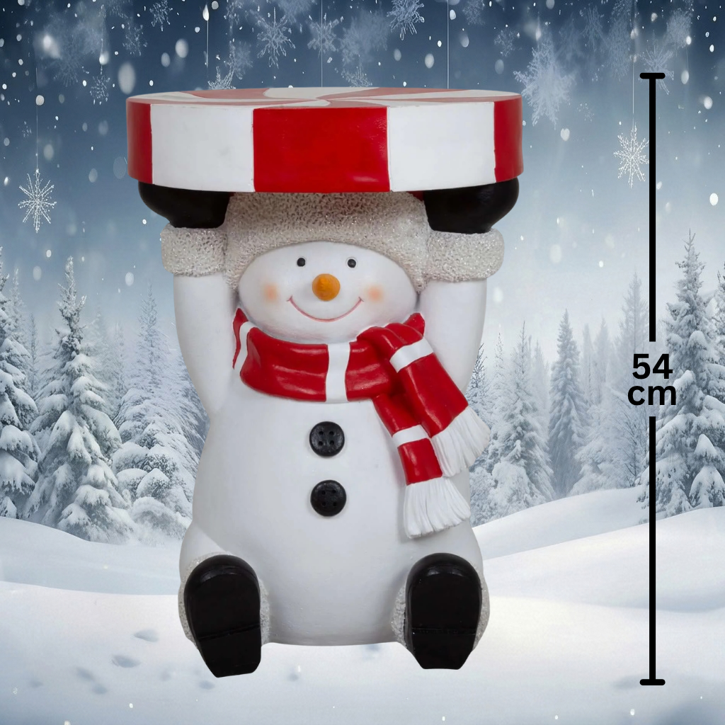 XL-Schneemann Tisch 54cm Outdoor