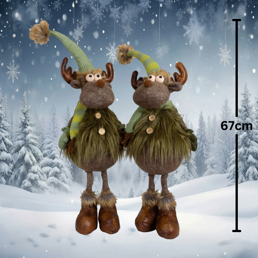 Elch 50cm (67cm) stehend, 2 Stück