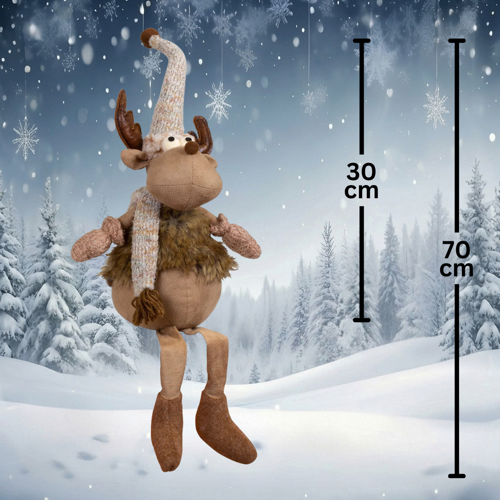 Elch 30cm (70cm) Kantenhocker, 2 Stück
