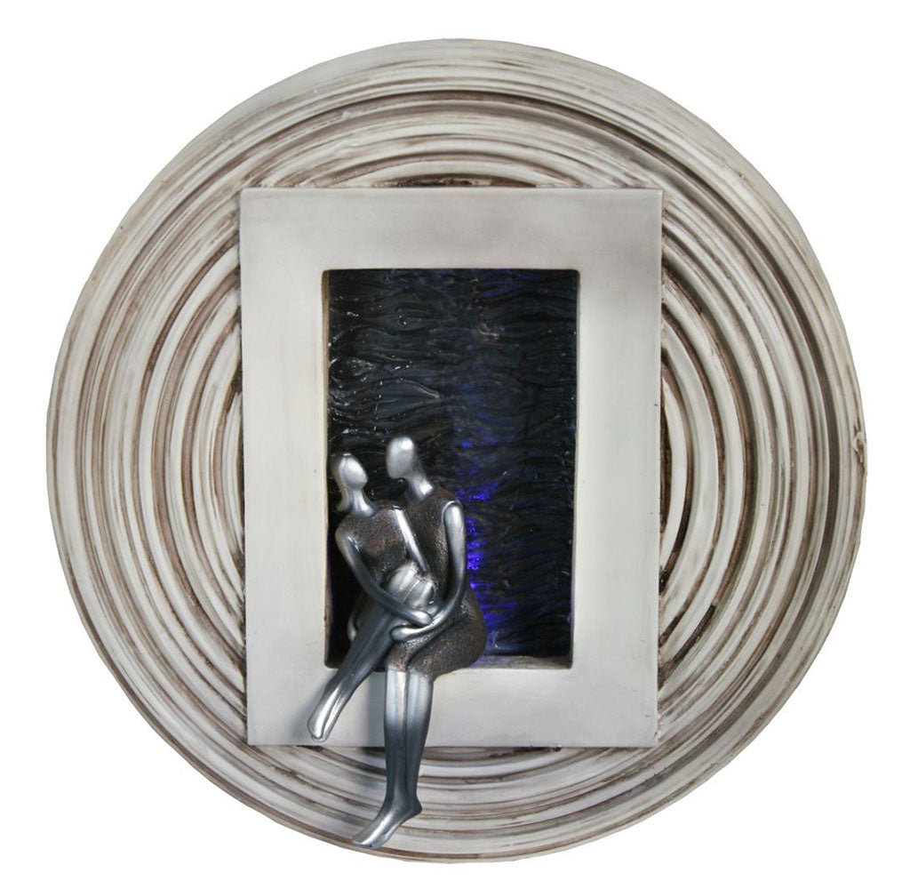 Romantik LED Zimmerbrunnen mit Wandmontage ca.37cm