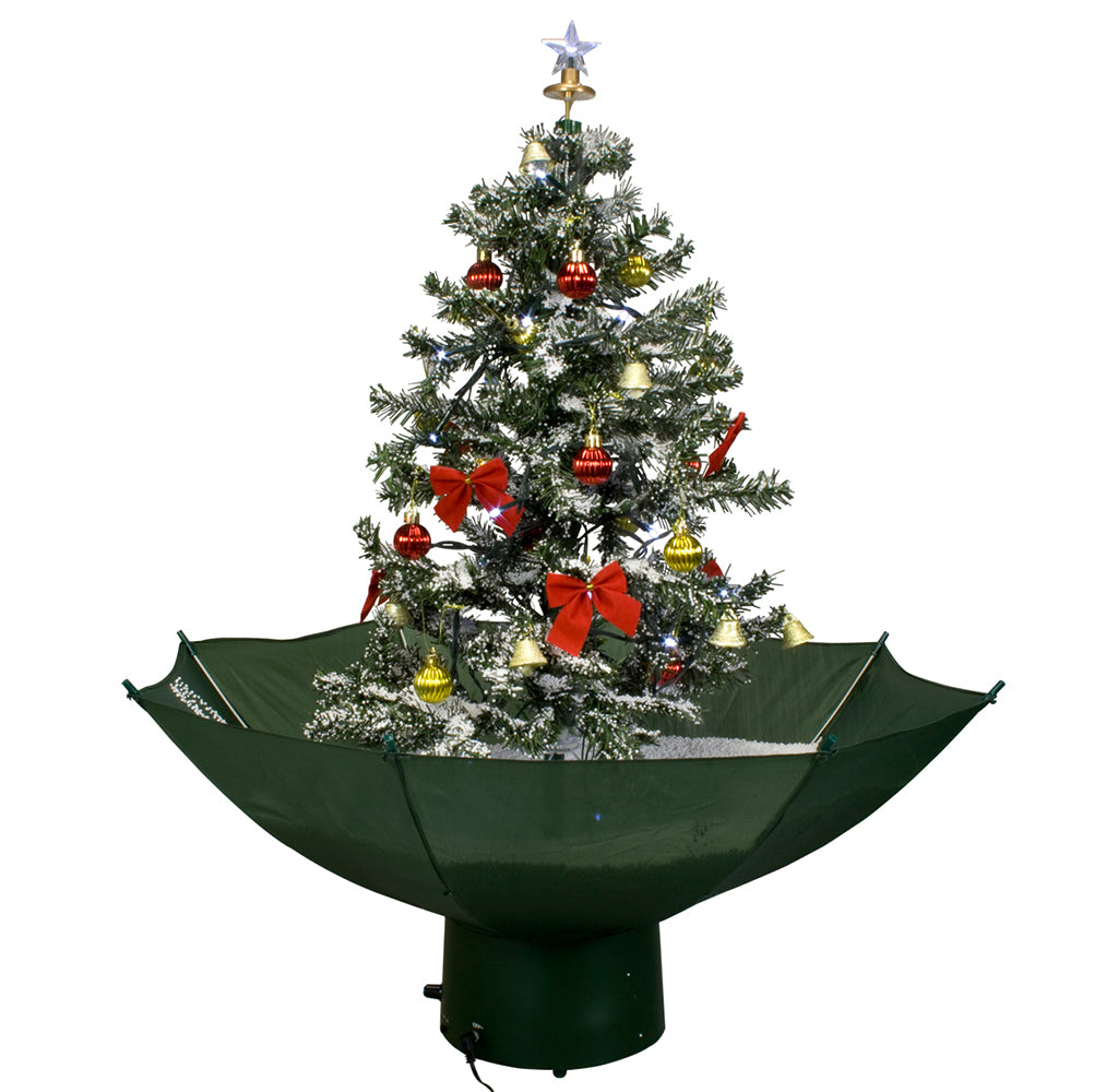 Weihnachtsbaum mit Schneefall 75cm grün