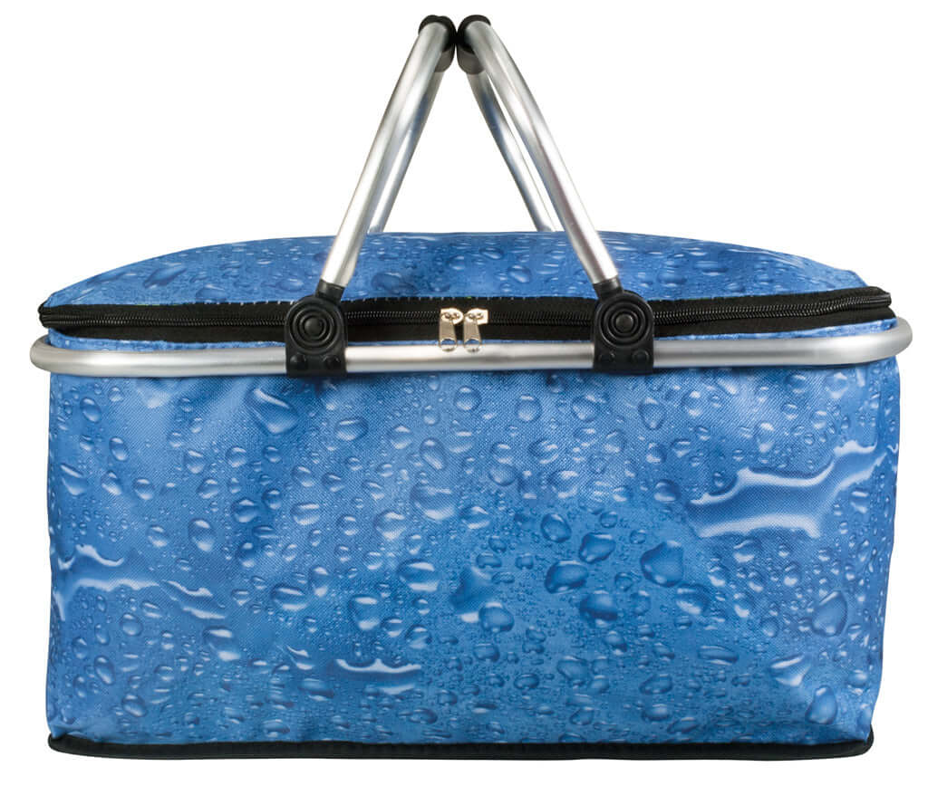 Kühlkorb Wassertropfendesign einklappbar in 2er-Pack