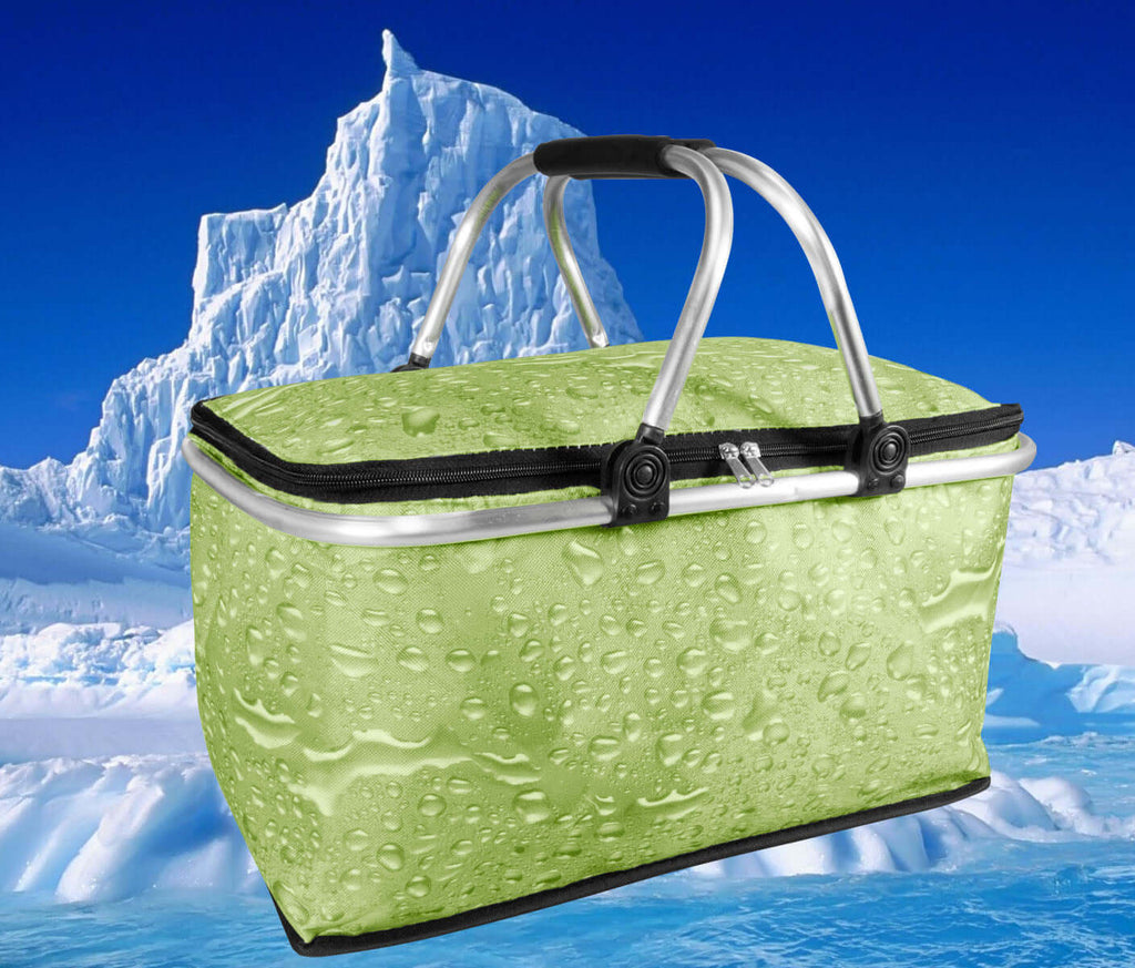 Kühlkorb Wassertropfendesign einklappbar in 2er-Pack