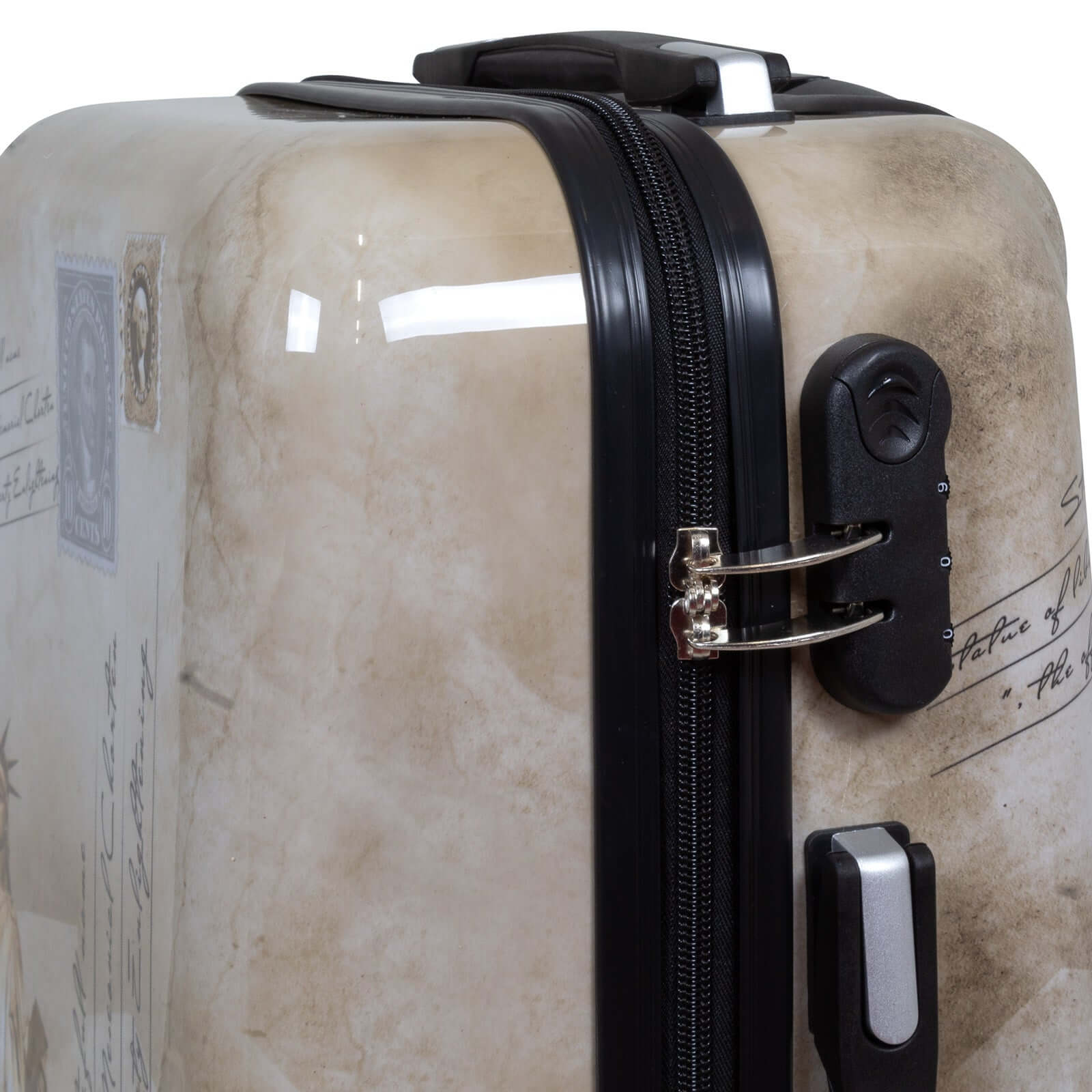 Motivkoffer und Kofferset 3tlg New York Freiheitsstatue