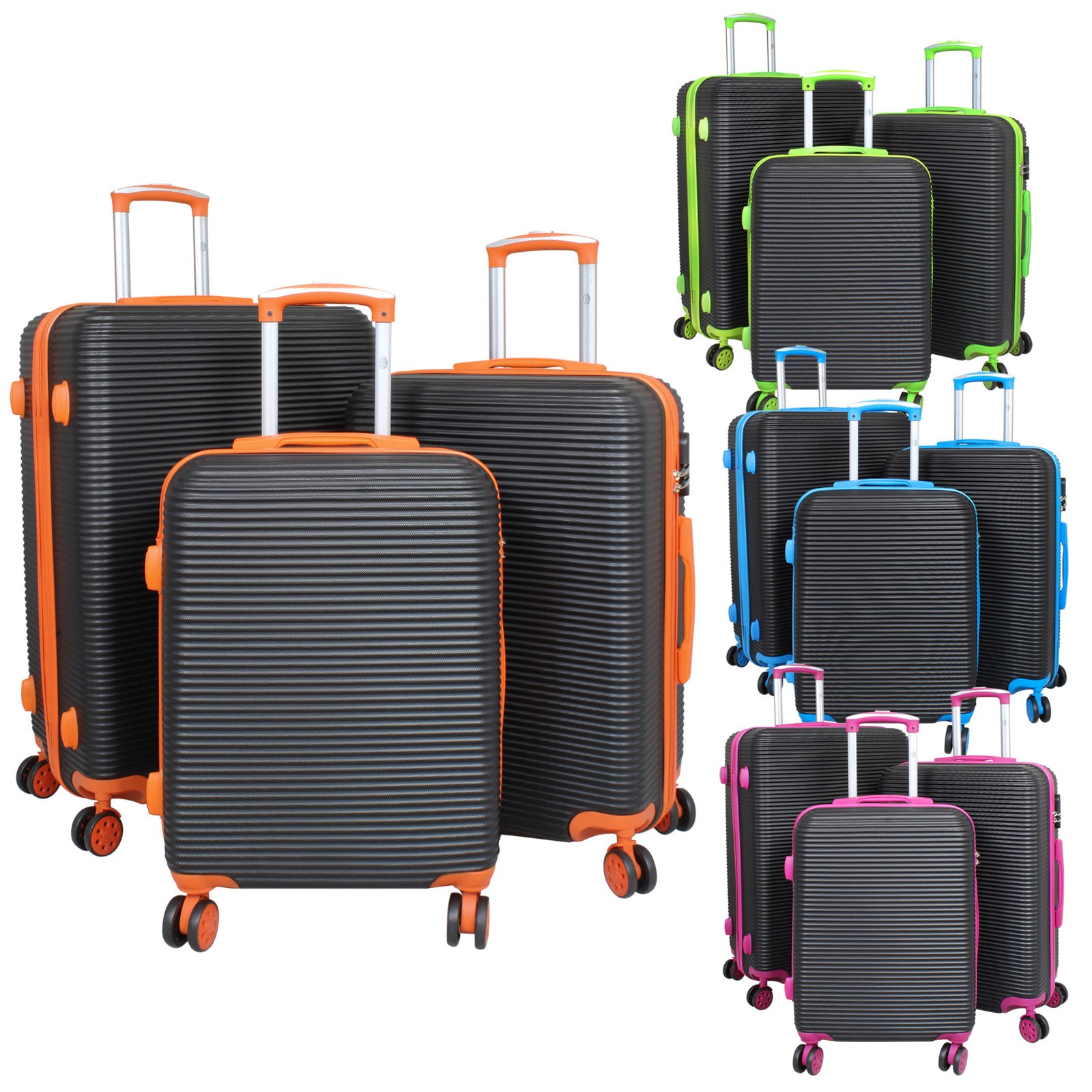 ABS Kofferset 3tlg Santorin