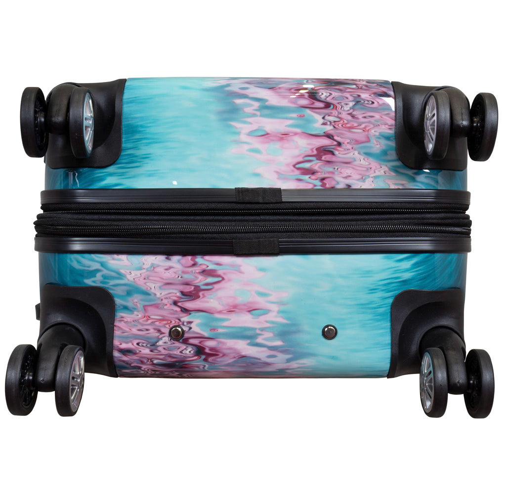 Polycarbonat großer Reisekoffer Orchidee - Größe L