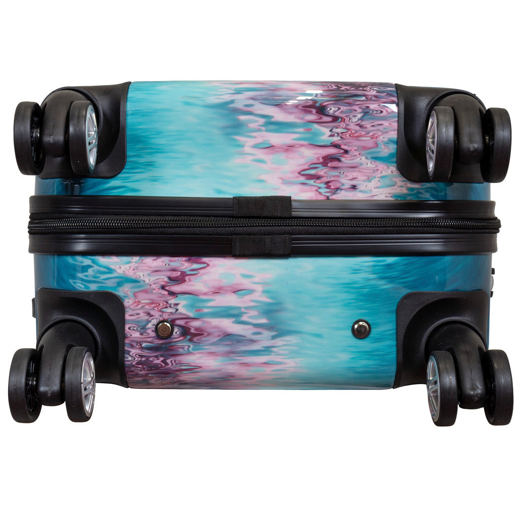 Motivkoffer und Kofferset 3tlg Orchidee