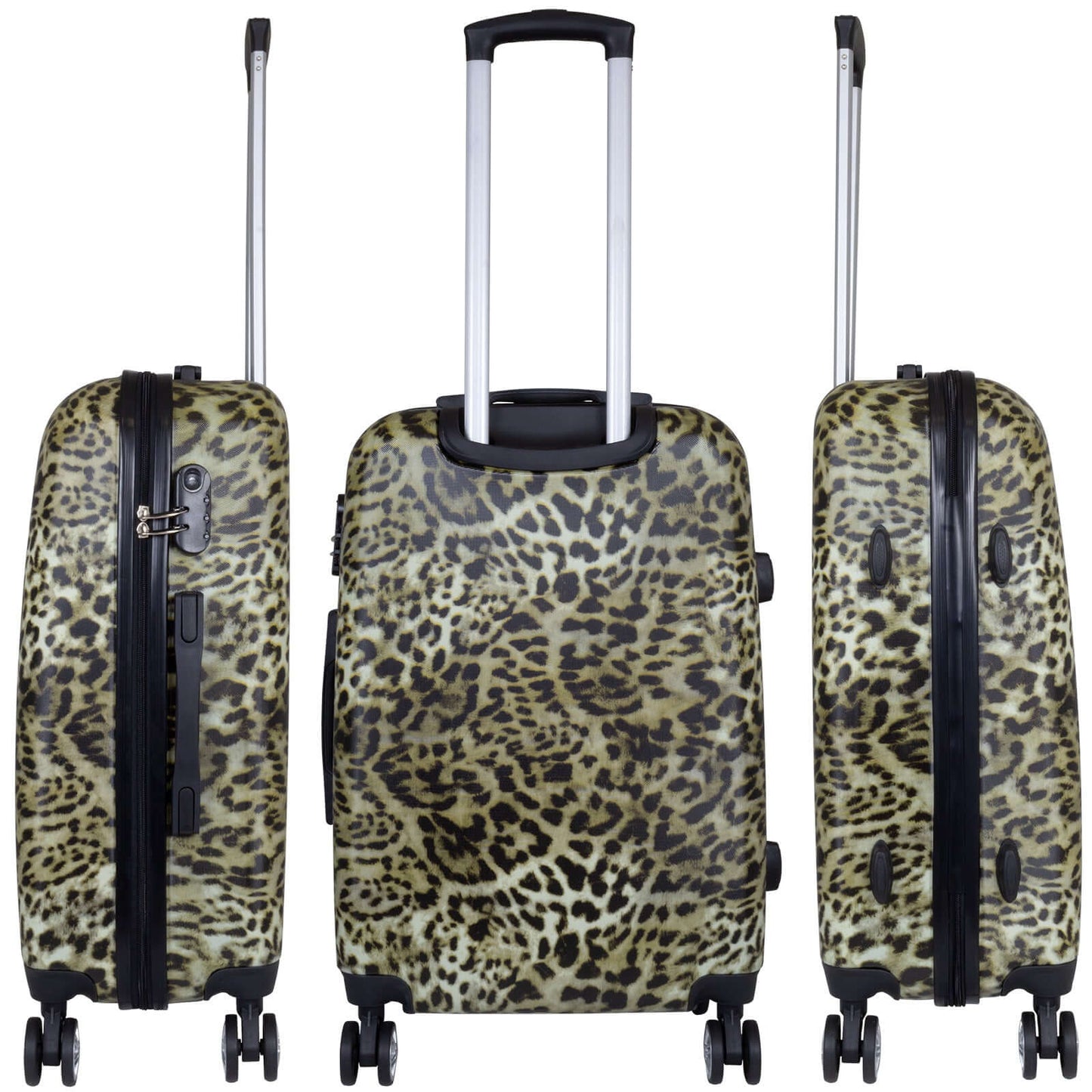 Motivkoffer und Kofferset 3tlg Leopard