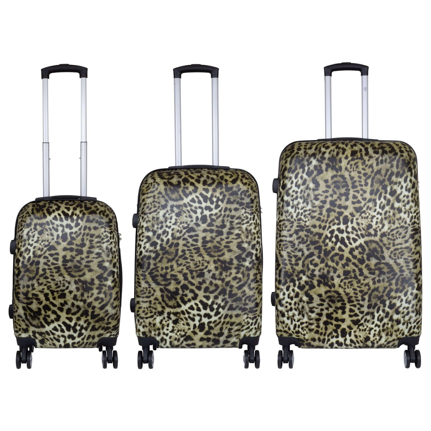 Motivkoffer und Kofferset 3tlg Leopard